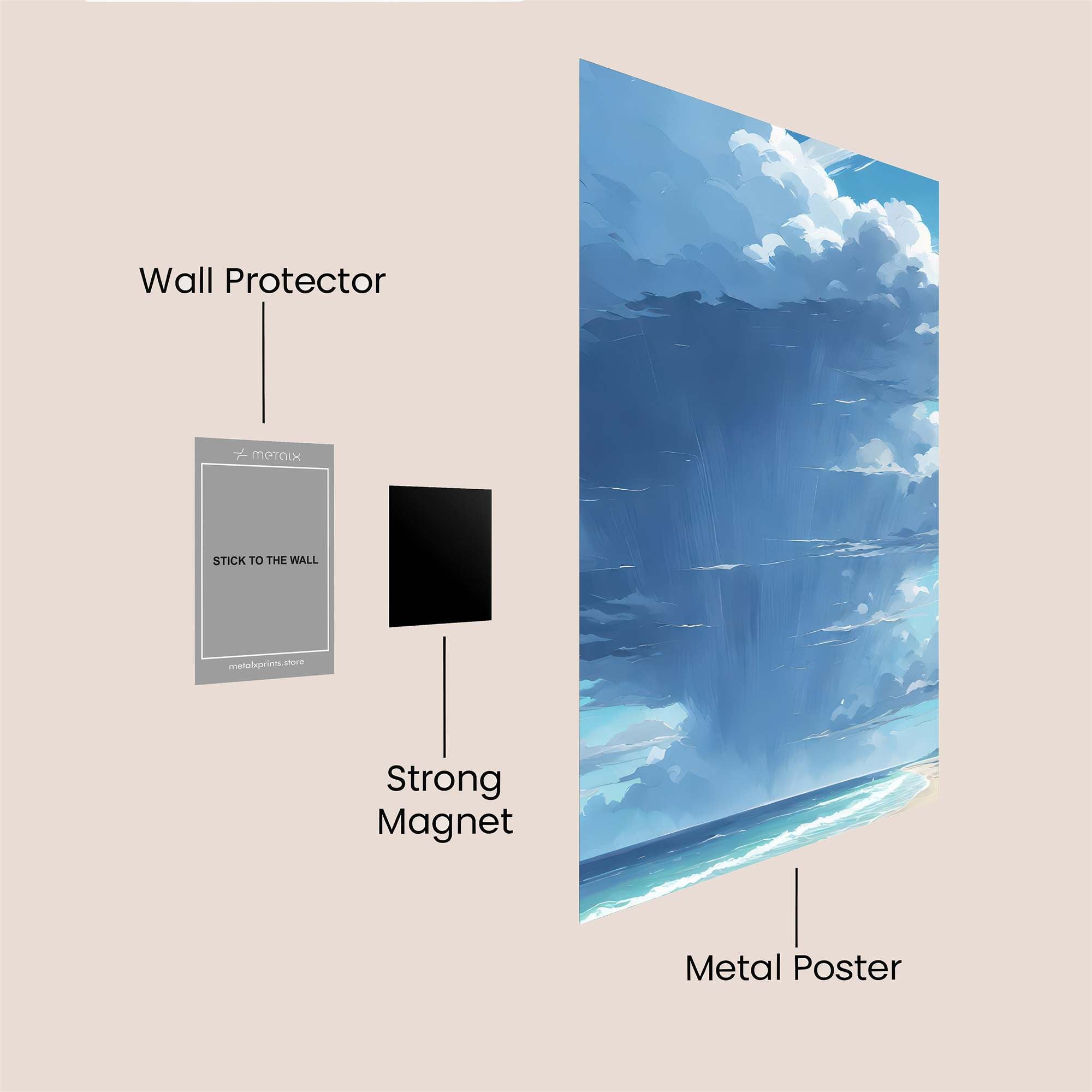 Storm Serenity Safe Wall Magnetic / M