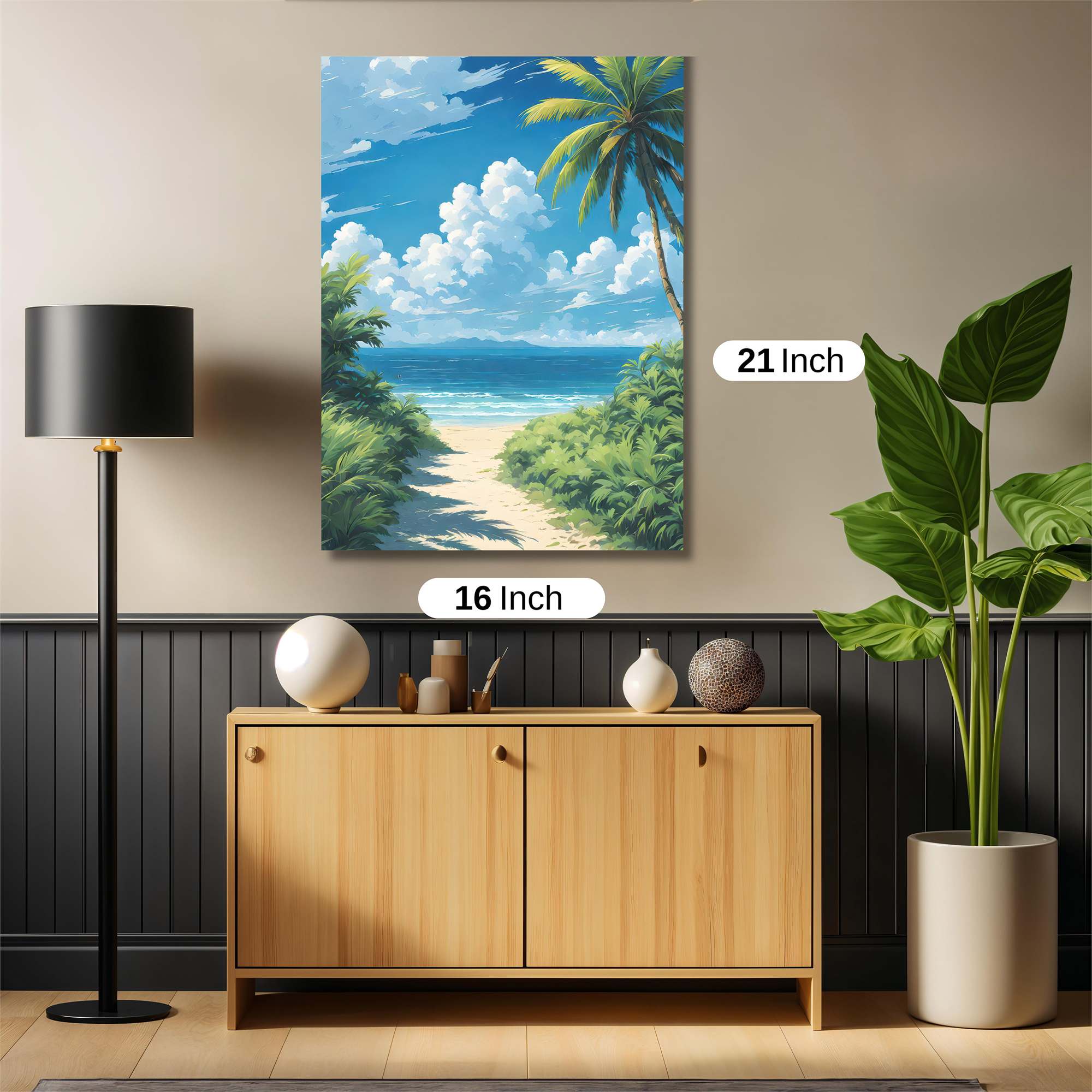 Palm Serenity Safe Wall Magnetic / M