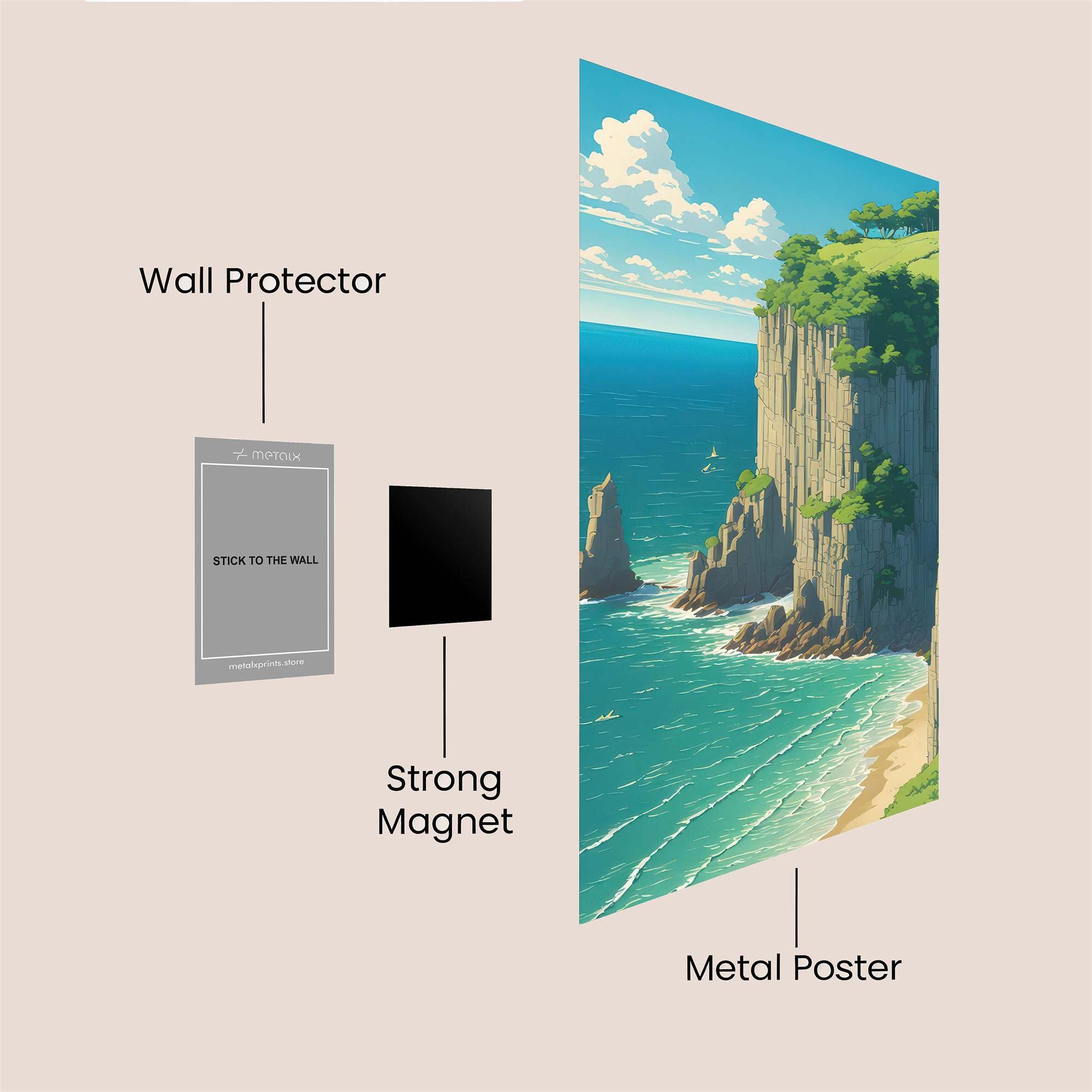 Cliff Serenity Safe Wall Magnetic / M