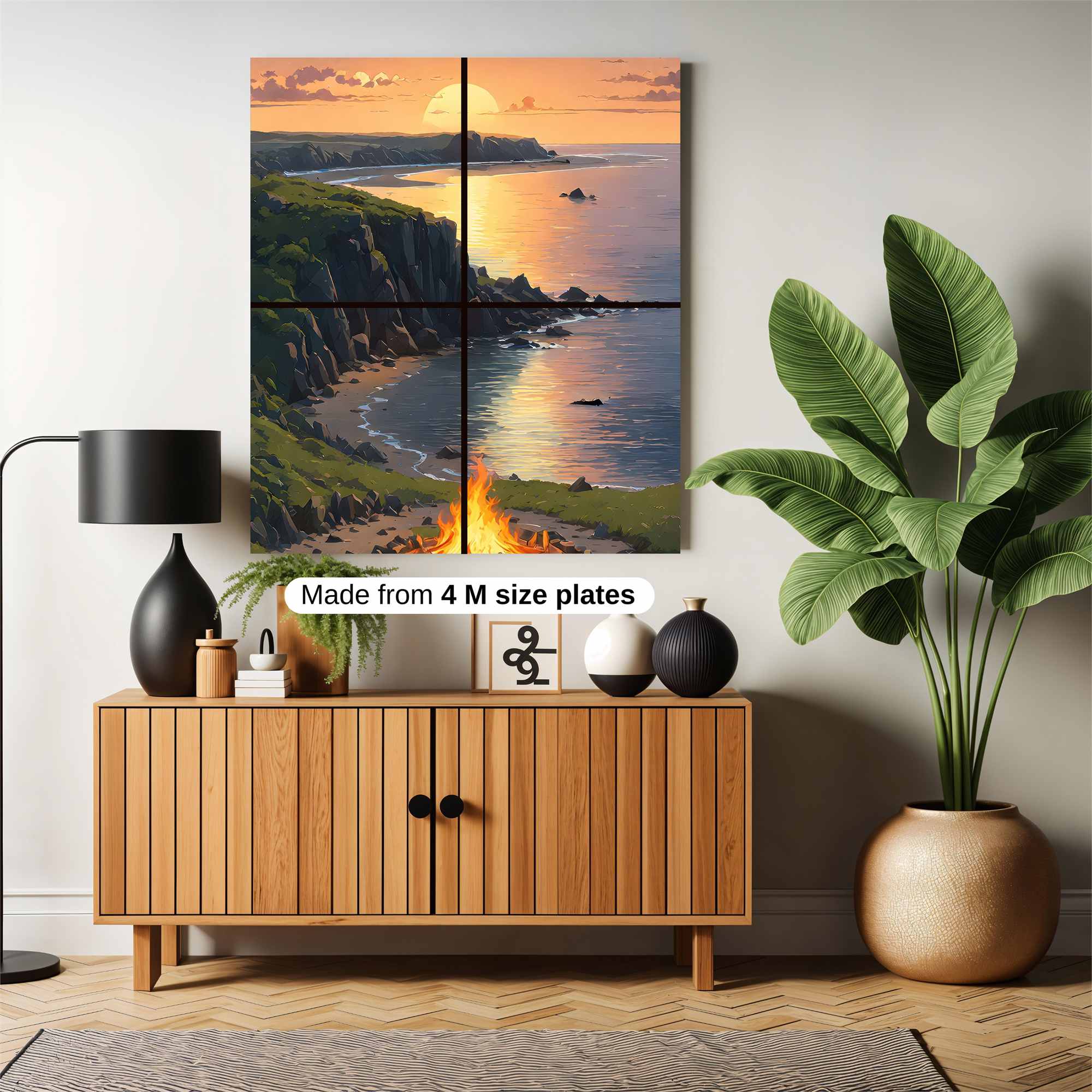 Sunset Serenity Safe Wall Magnetic / M