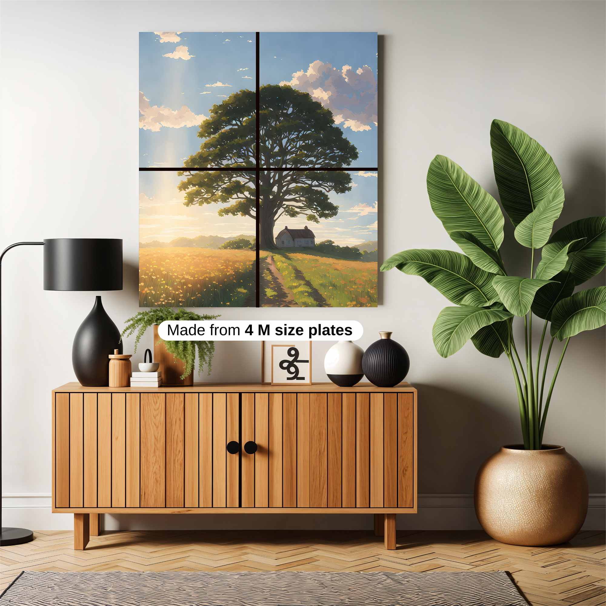 Oak Serenity Safe Wall Magnetic / M