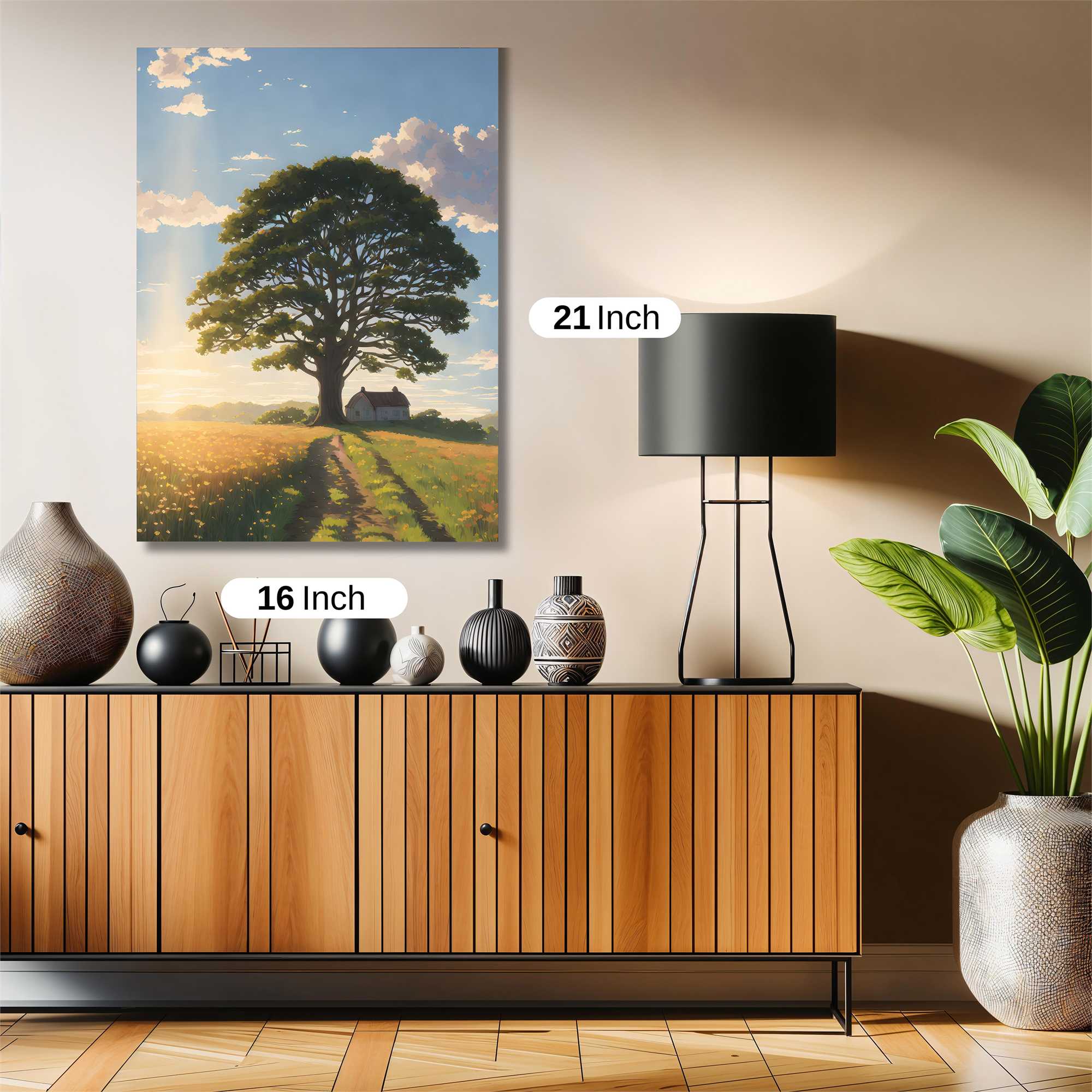 Oak Serenity Safe Wall Magnetic / M