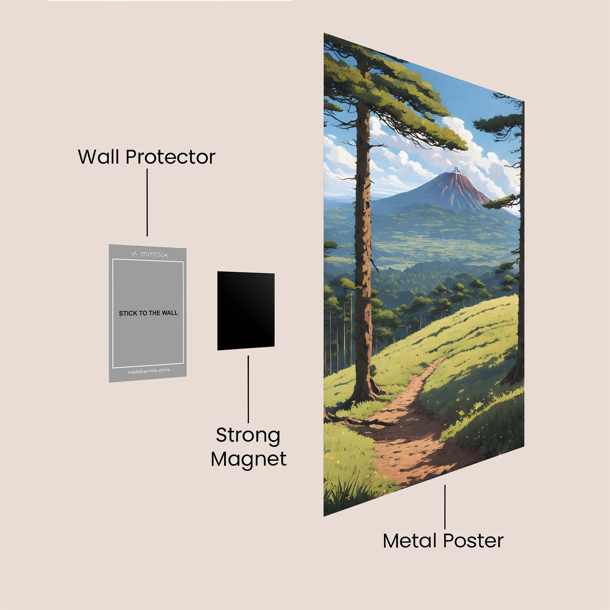 Fuji Serenity Safe Wall Magnetic / M