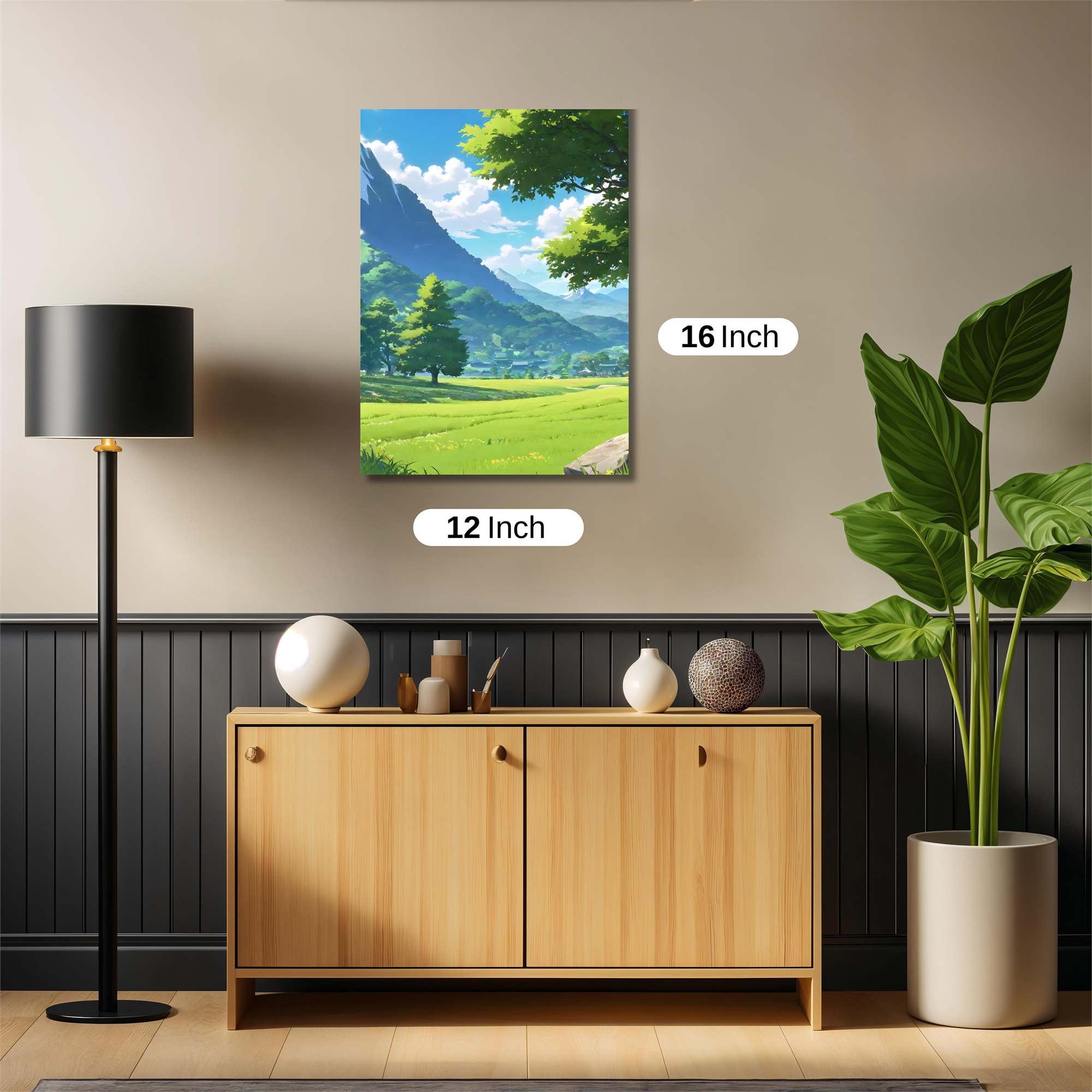 Mountain Serenity Safe Wall Magnetic / M