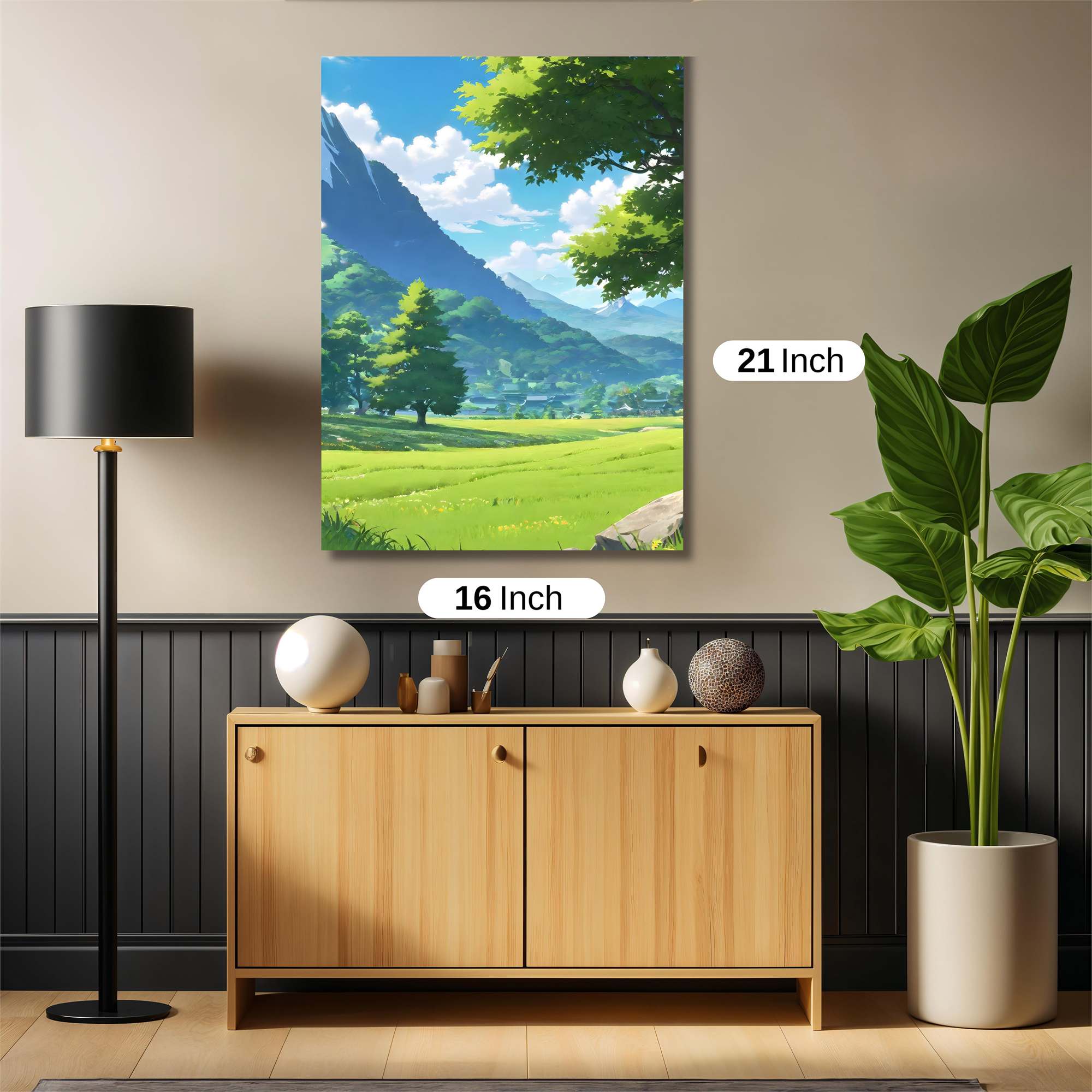 Mountain Serenity Safe Wall Magnetic / M