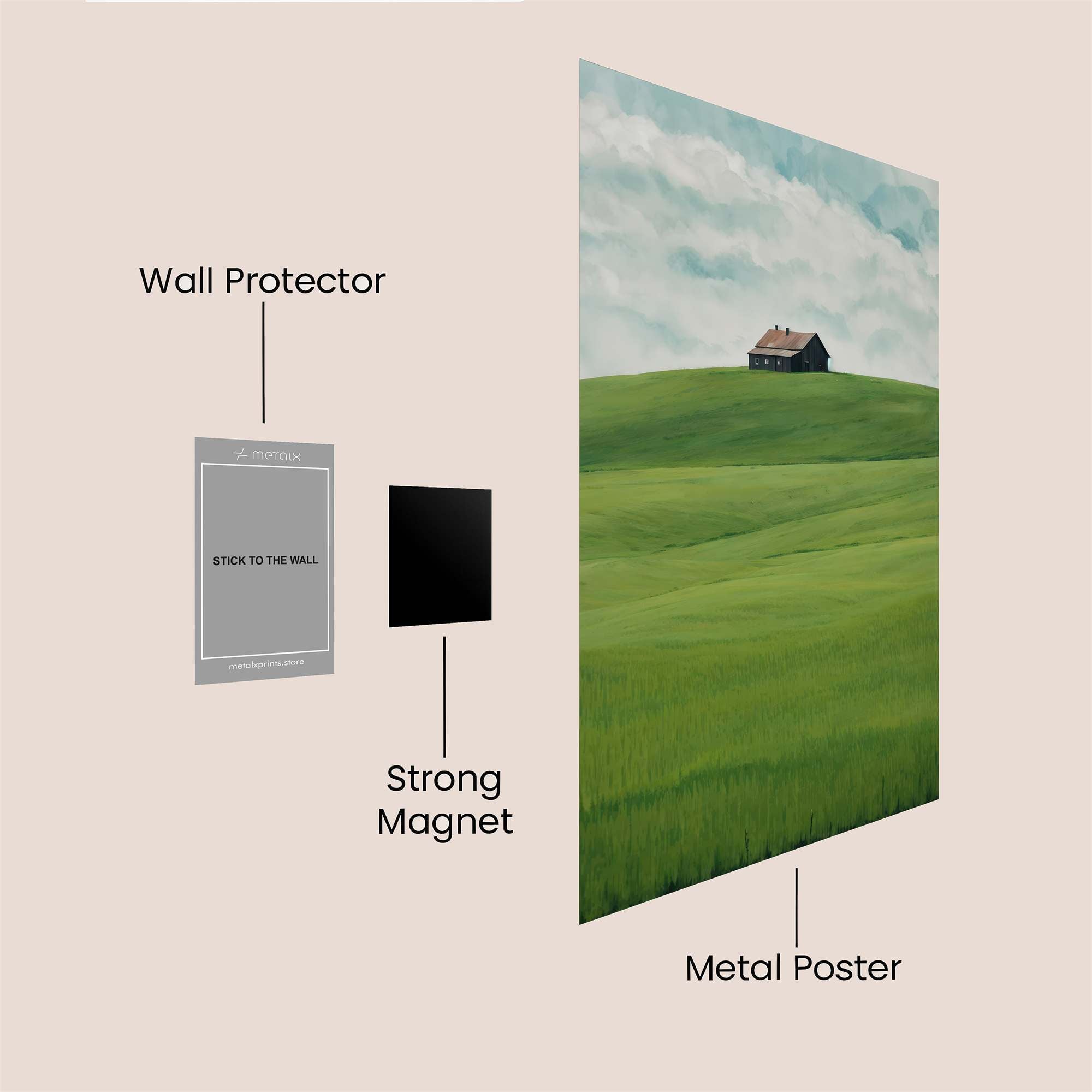 Cabin Serenity Safe Wall Magnetic / M