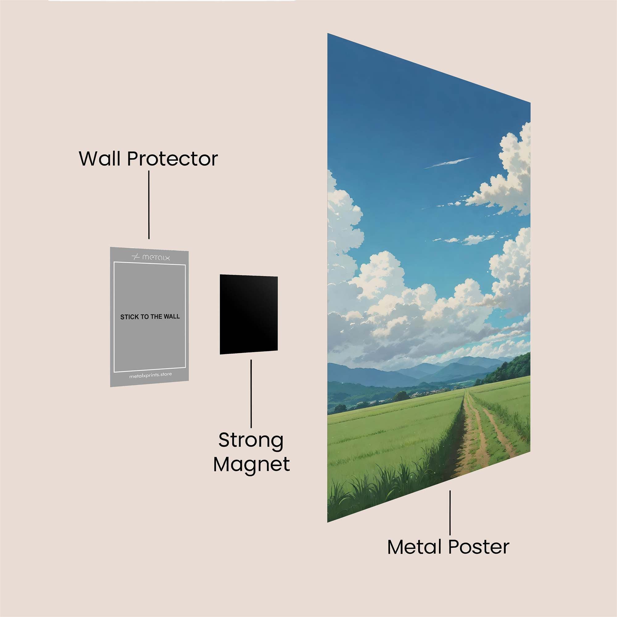 Skyward Journey Safe Wall Magnetic / M