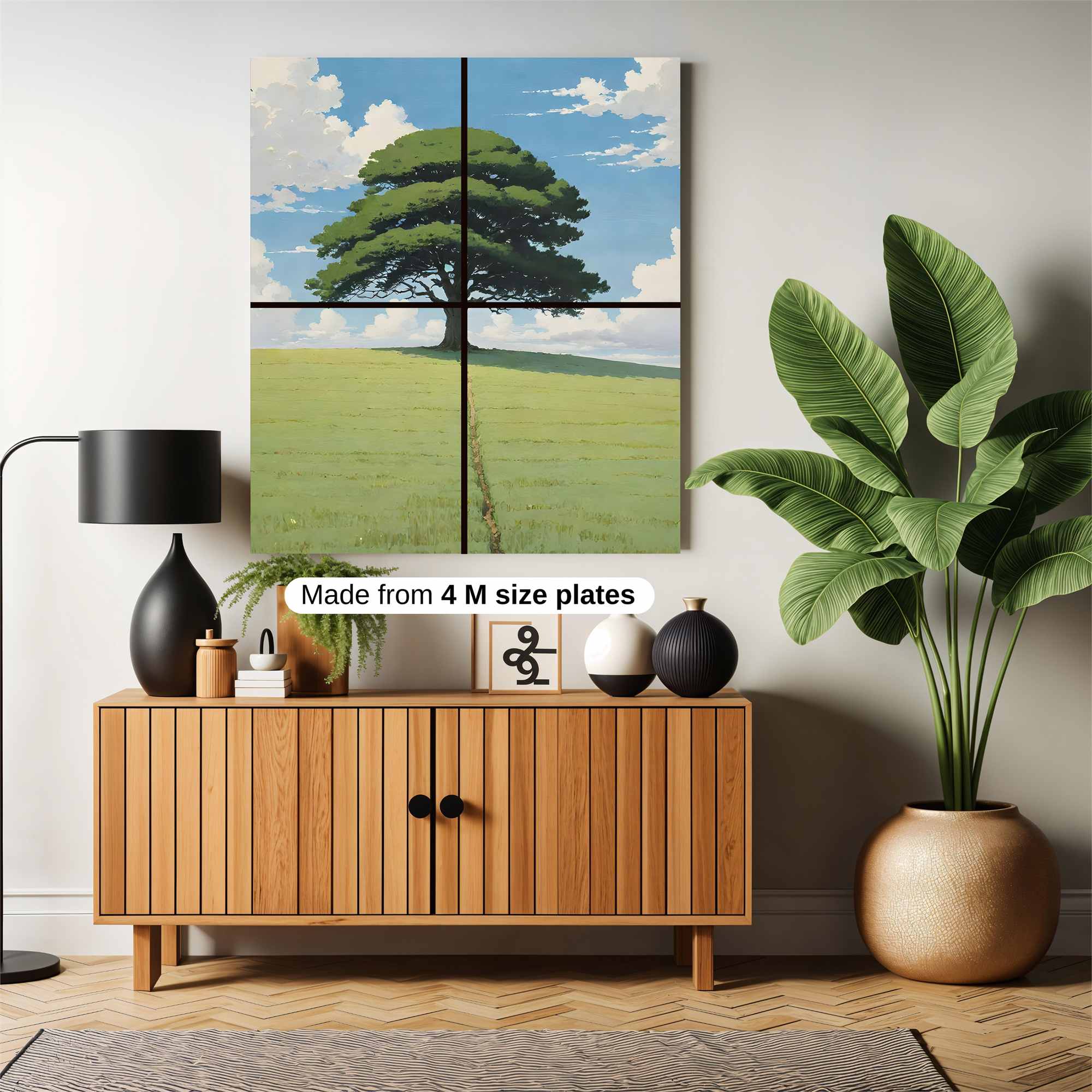 Oak Serenity Safe Wall Magnetic / M