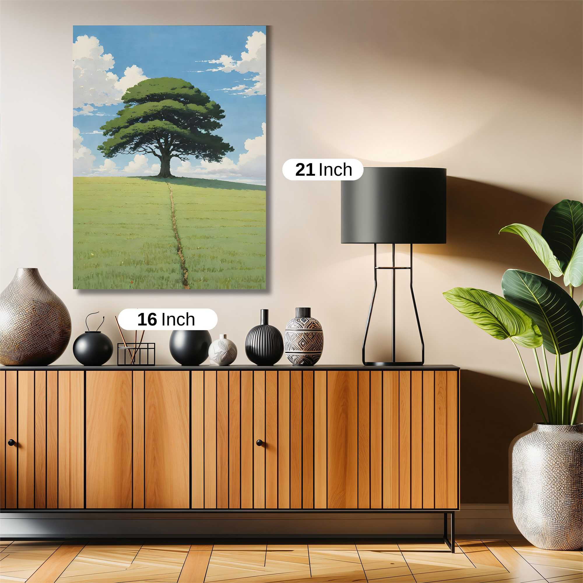 Oak Serenity Safe Wall Magnetic / M