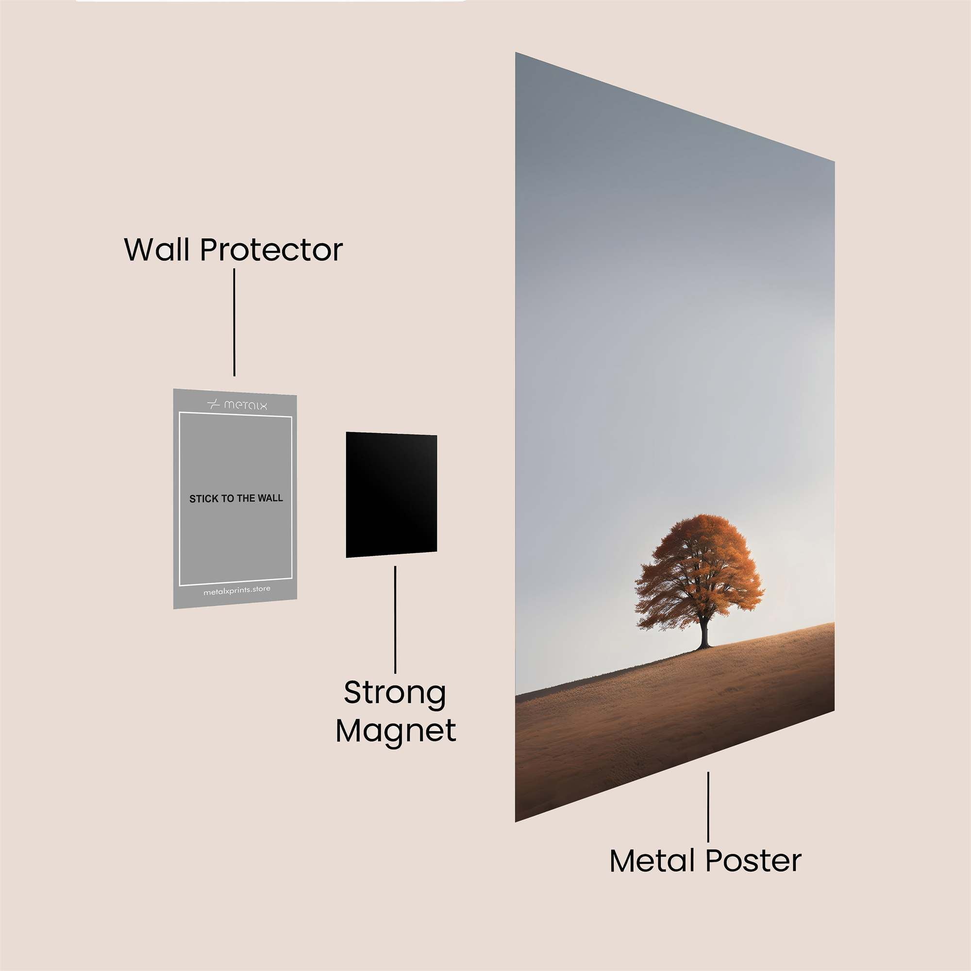 Autumn Serenity Safe Wall Magnetic / M