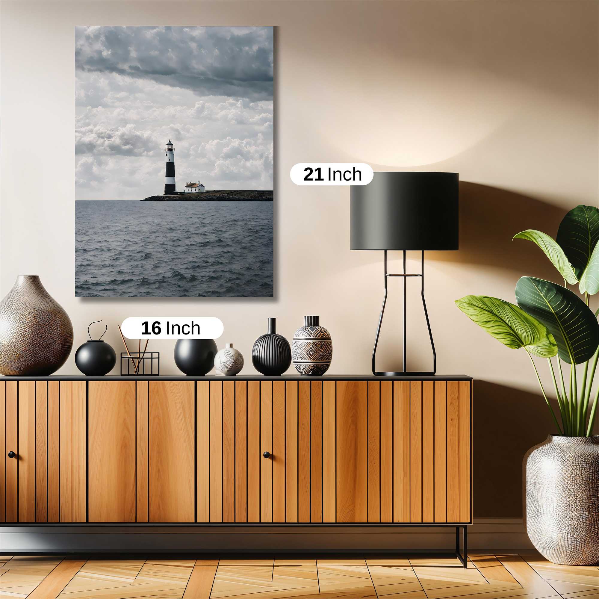 Lighthouse Solitude Safe Wall Magnetic / M