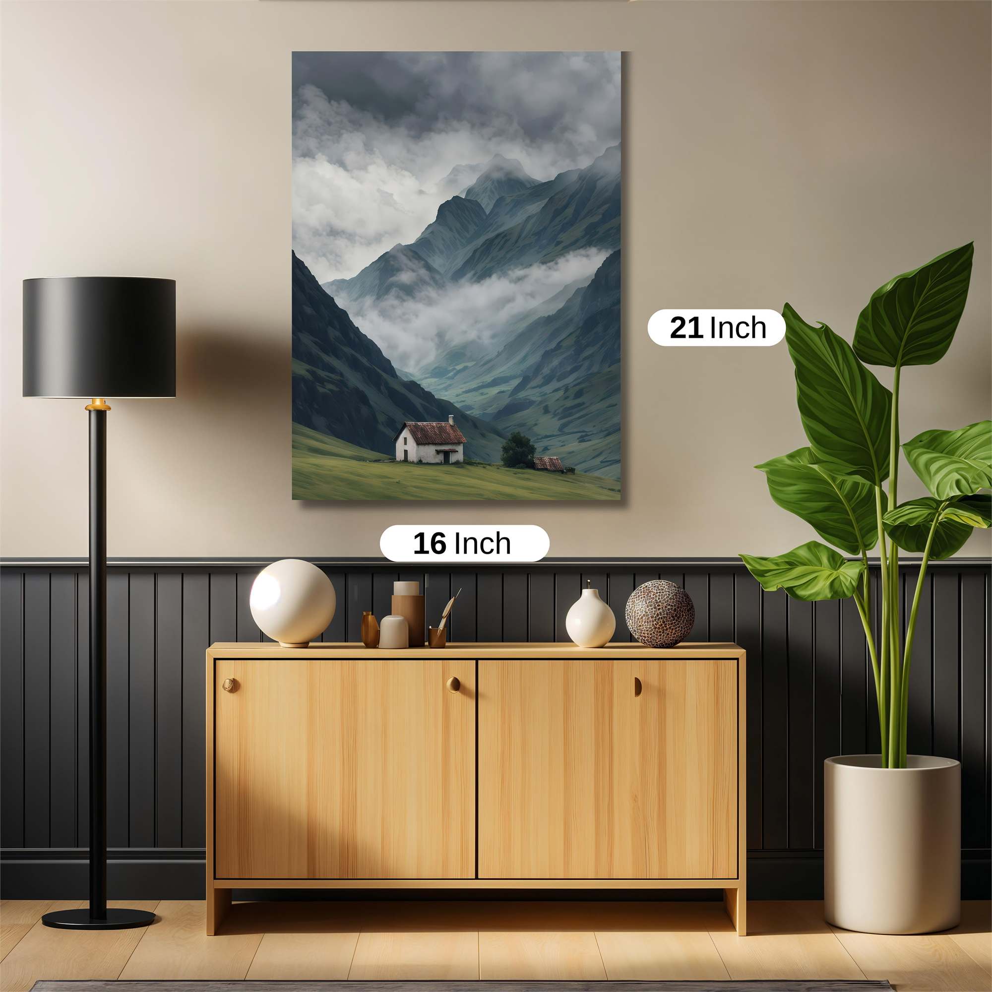 Cottage Solitude Safe Wall Magnetic / M