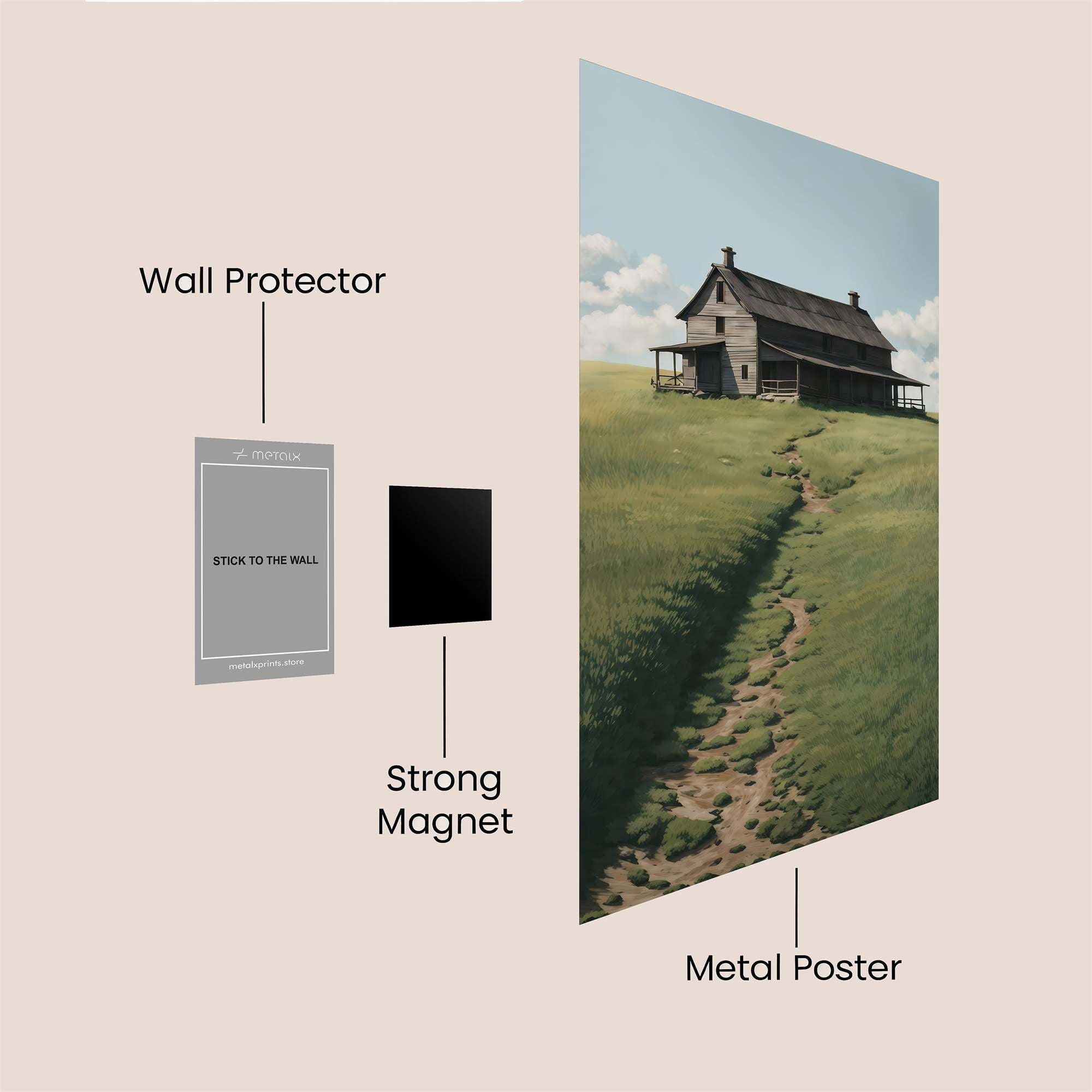 Homestead Whisper Safe Wall Magnetic / M