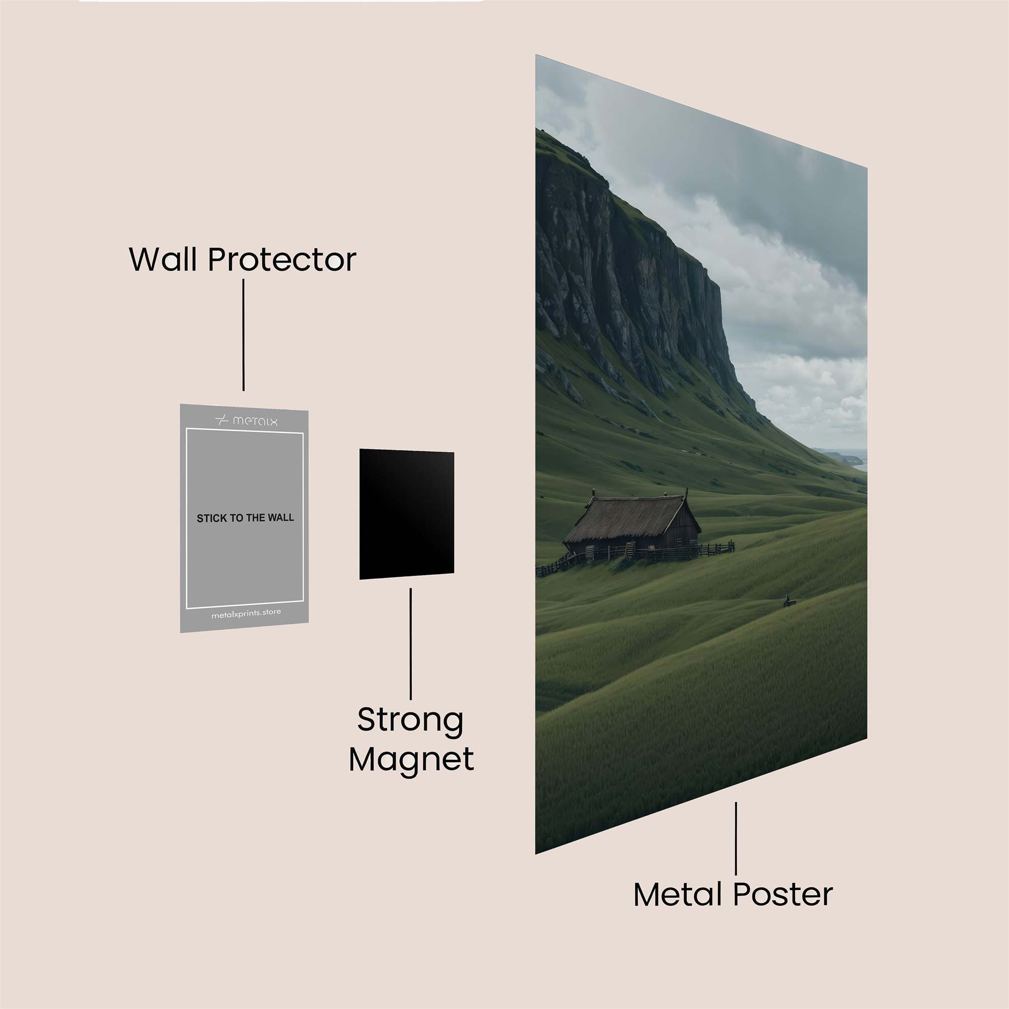 Cabin Serenity Safe Wall Magnetic / M