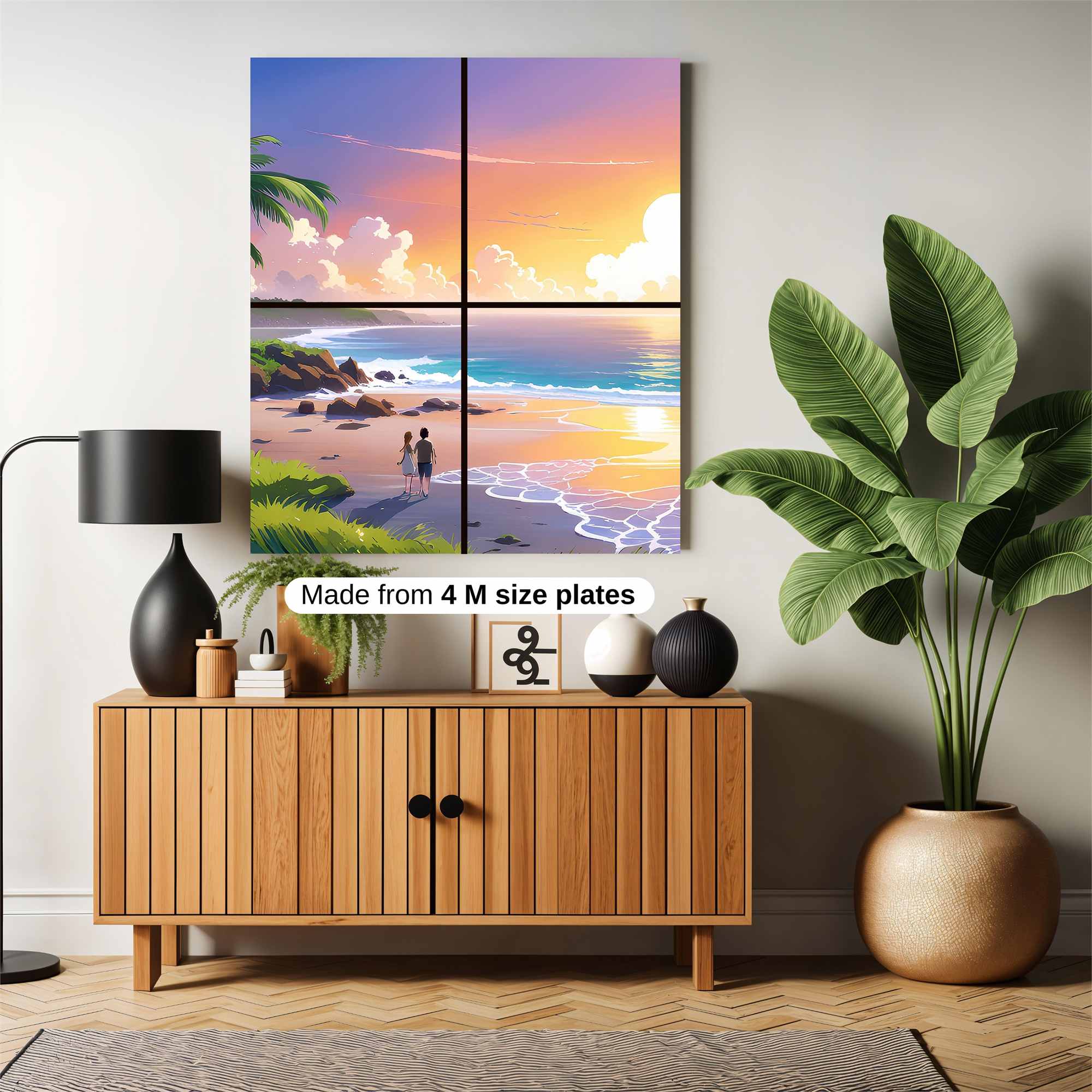 Sunset Serenity Safe Wall Magnetic / M
