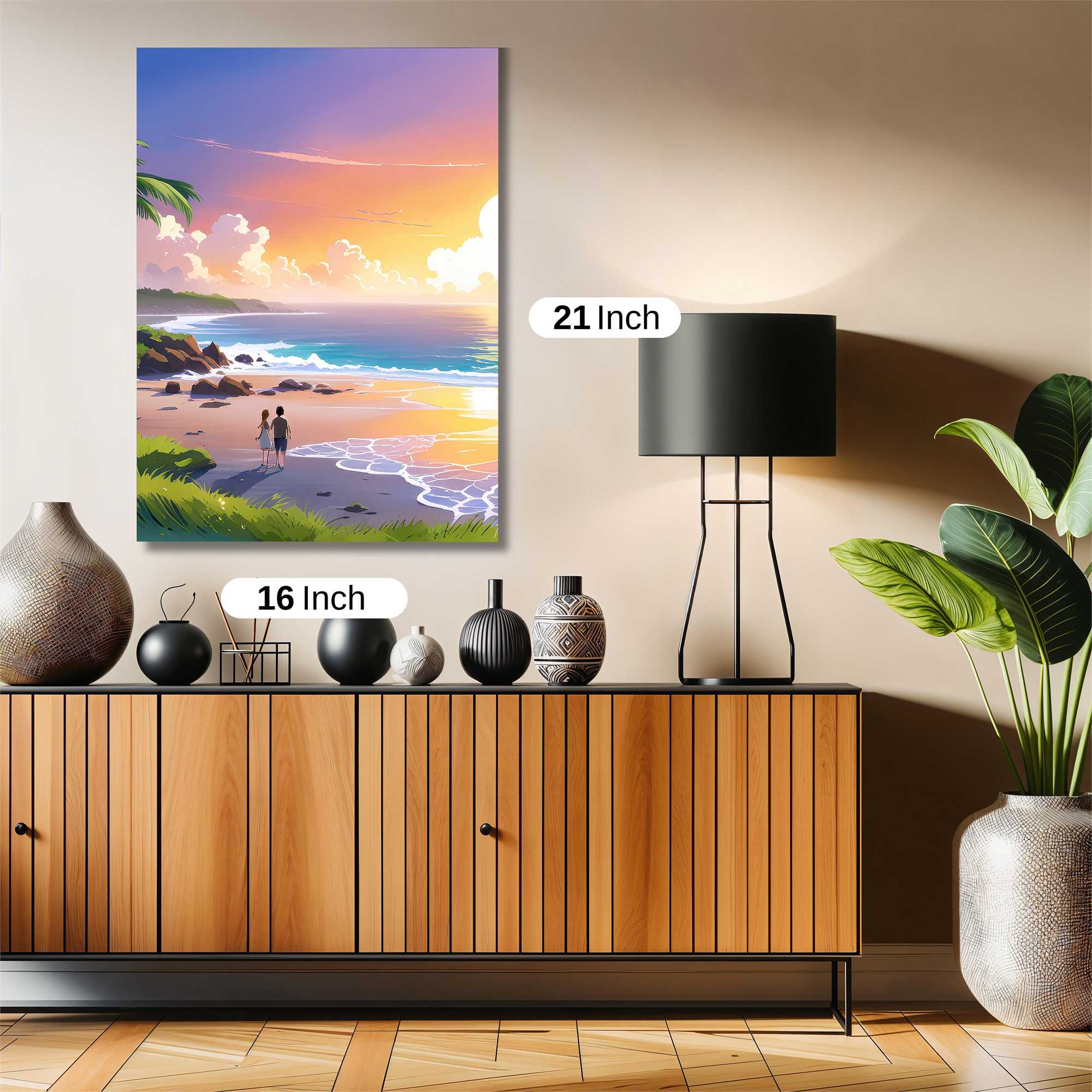 Sunset Serenity Safe Wall Magnetic / M