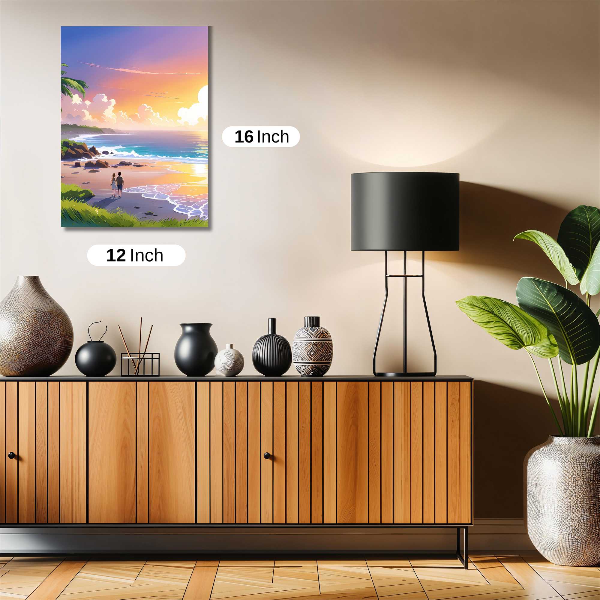 Sunset Serenity Safe Wall Magnetic / M