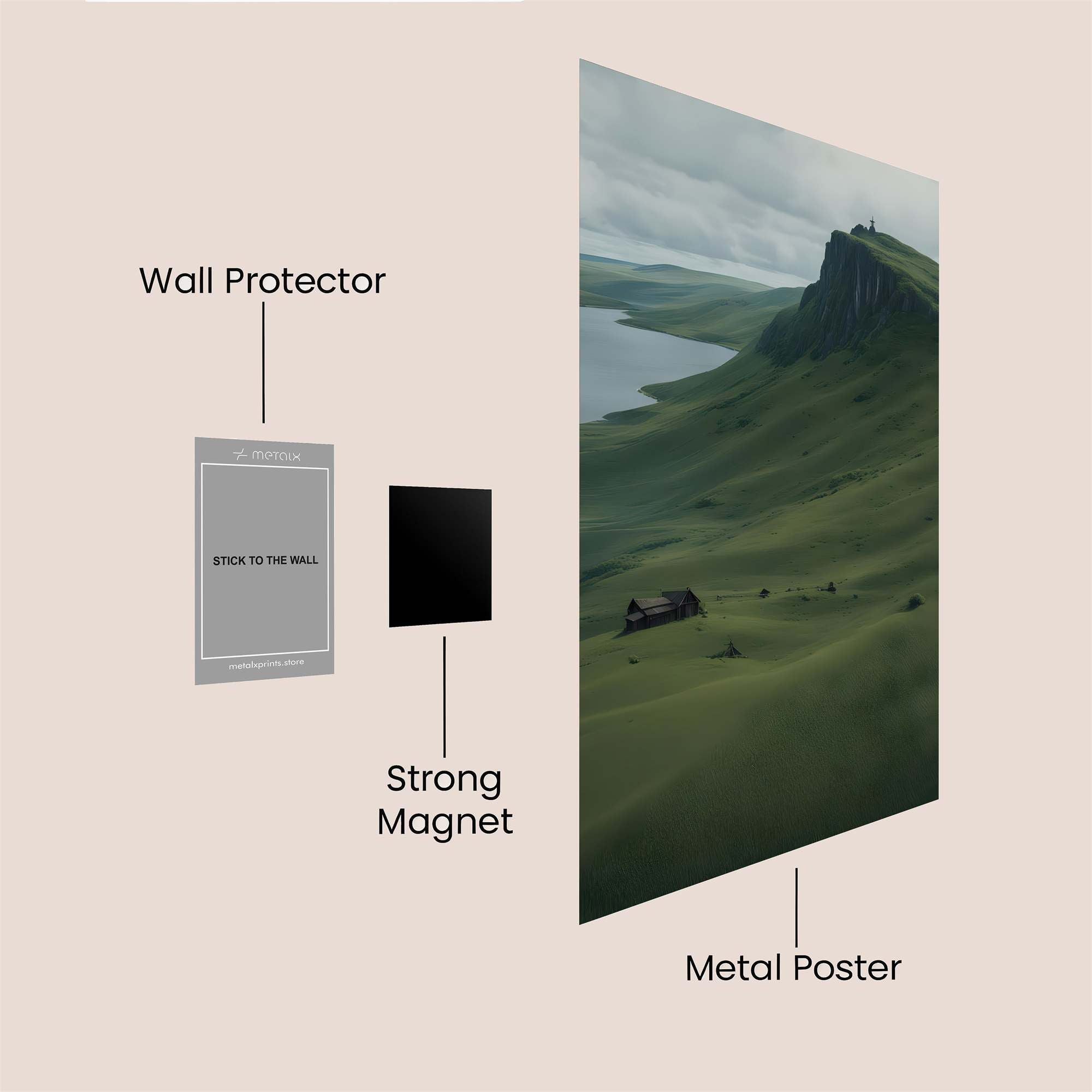 Quiraing Serenity Safe Wall Magnetic / M