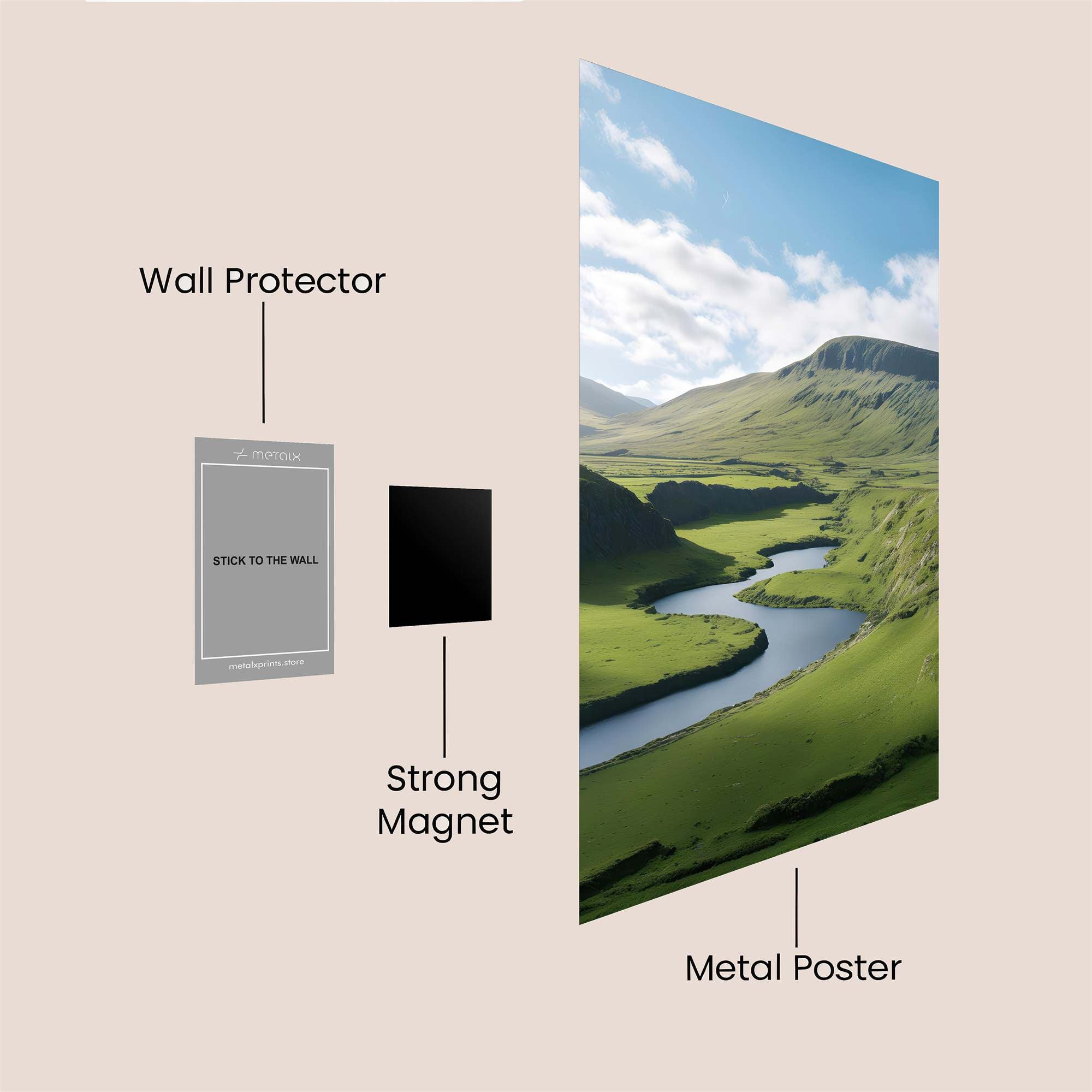 Benbulben Bliss Safe Wall Magnetic / M