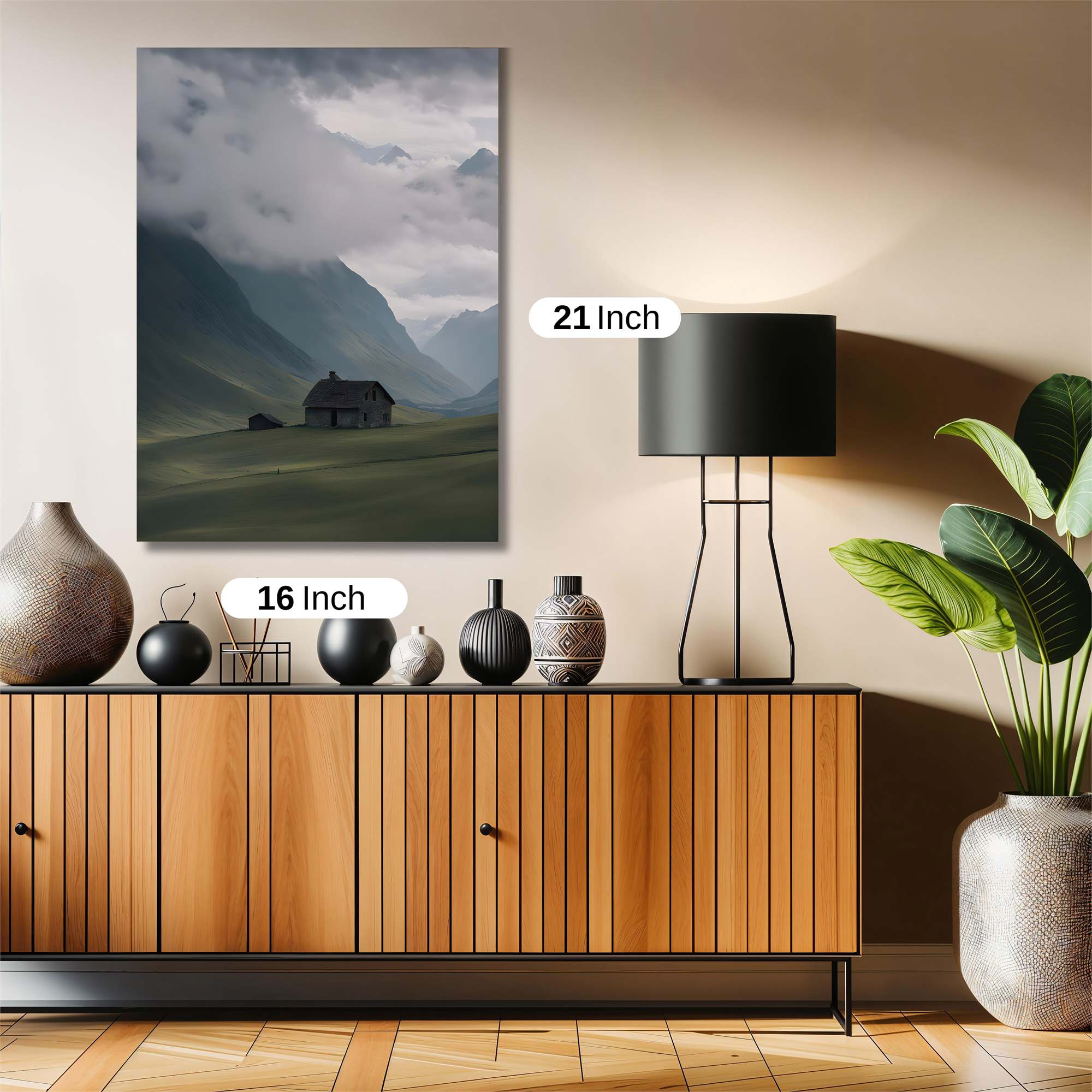 Cabin Solitude Safe Wall Magnetic / M