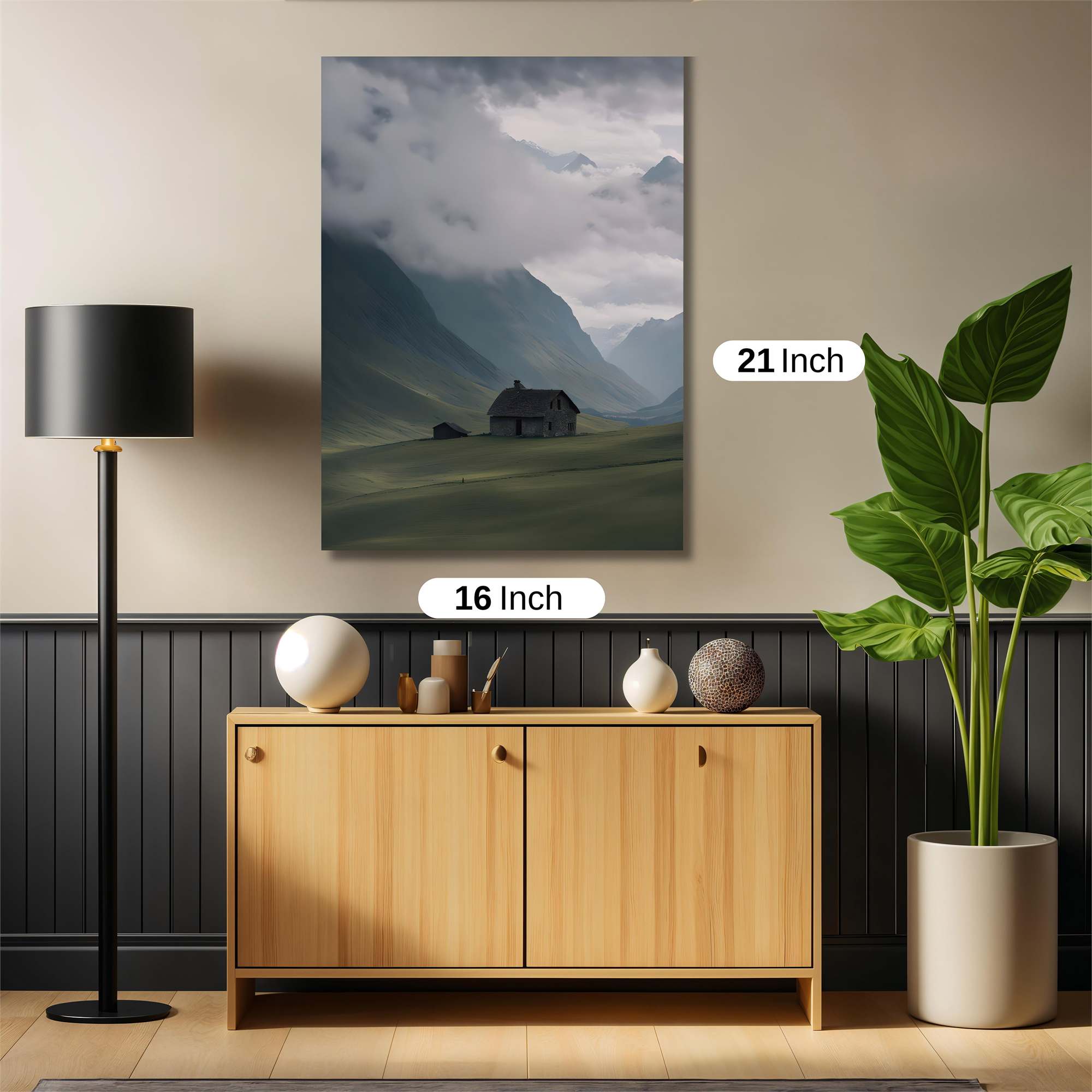 Cabin Solitude Safe Wall Magnetic / M