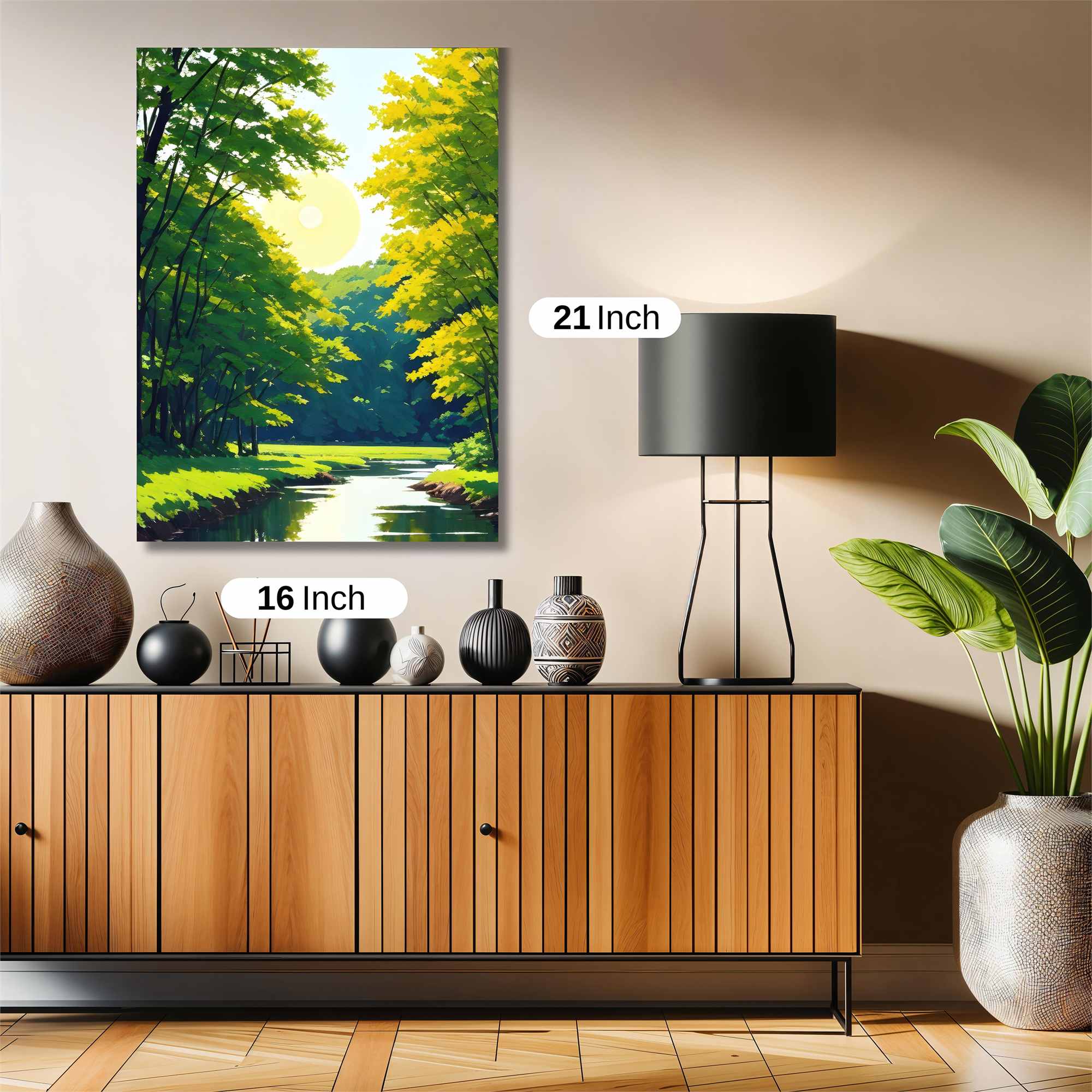 Sunlit Serenity Safe Wall Magnetic / M