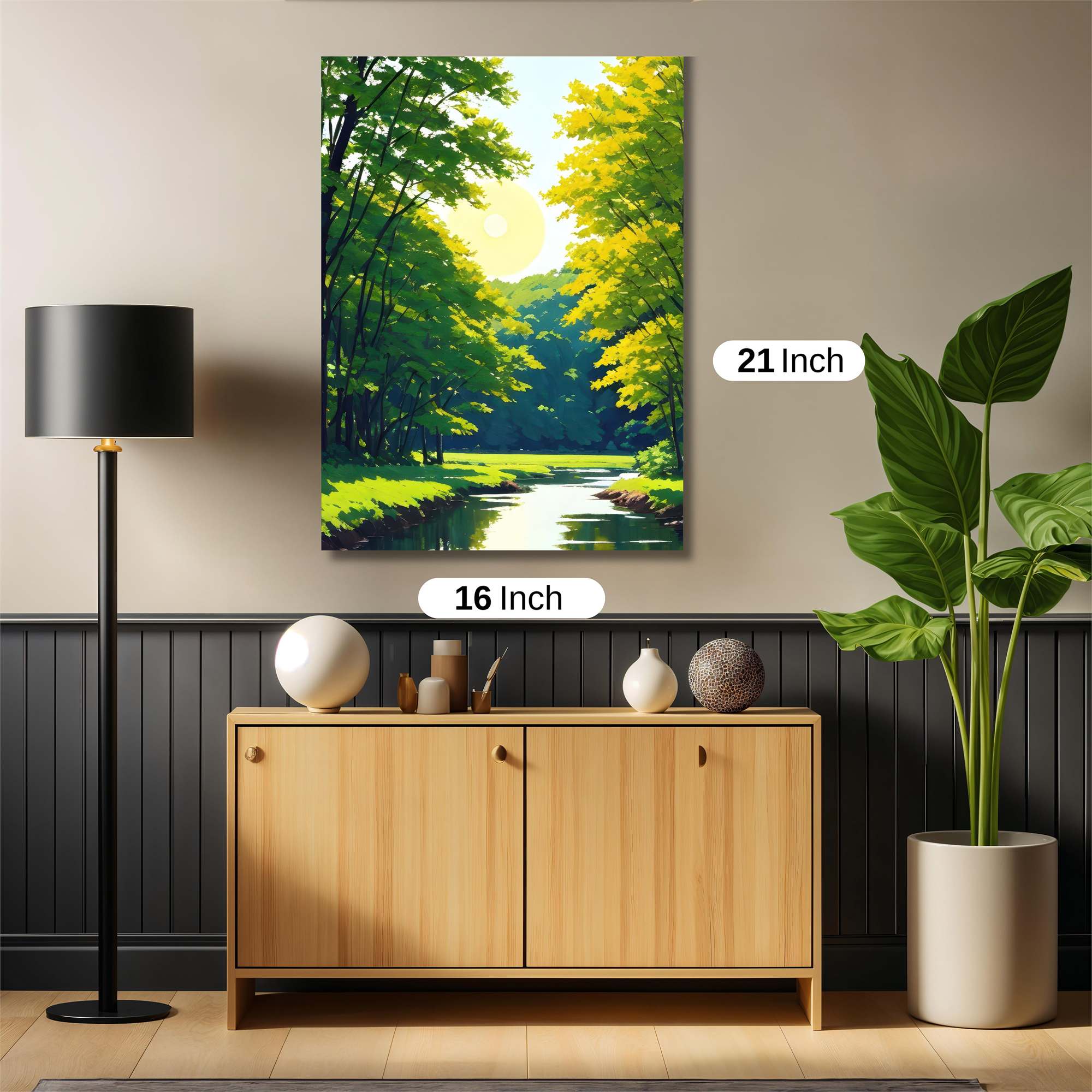 Sunlit Serenity Safe Wall Magnetic / M