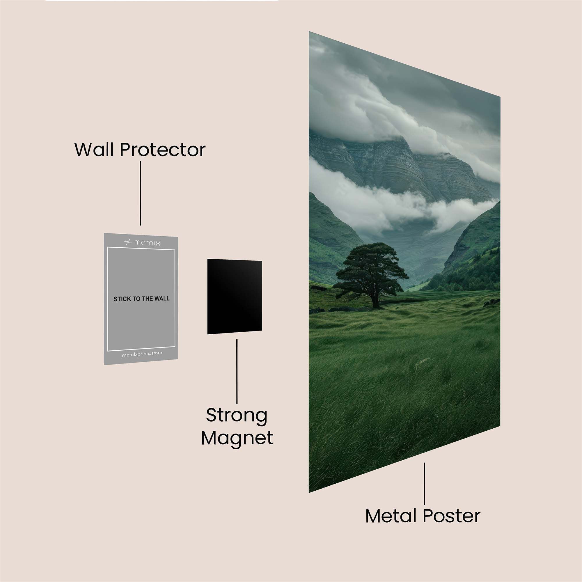 Lone Serenity Safe Wall Magnetic / M