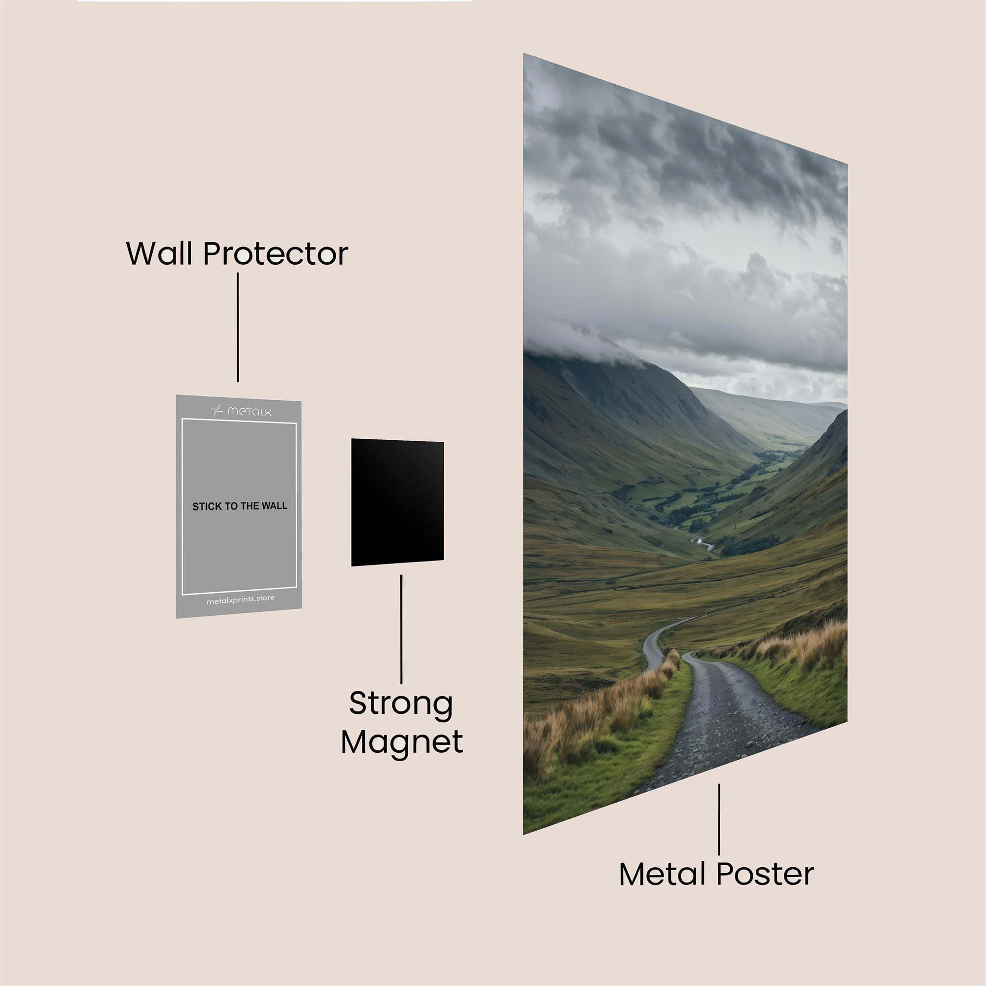 Valley Serene Safe Wall Magnetic / M