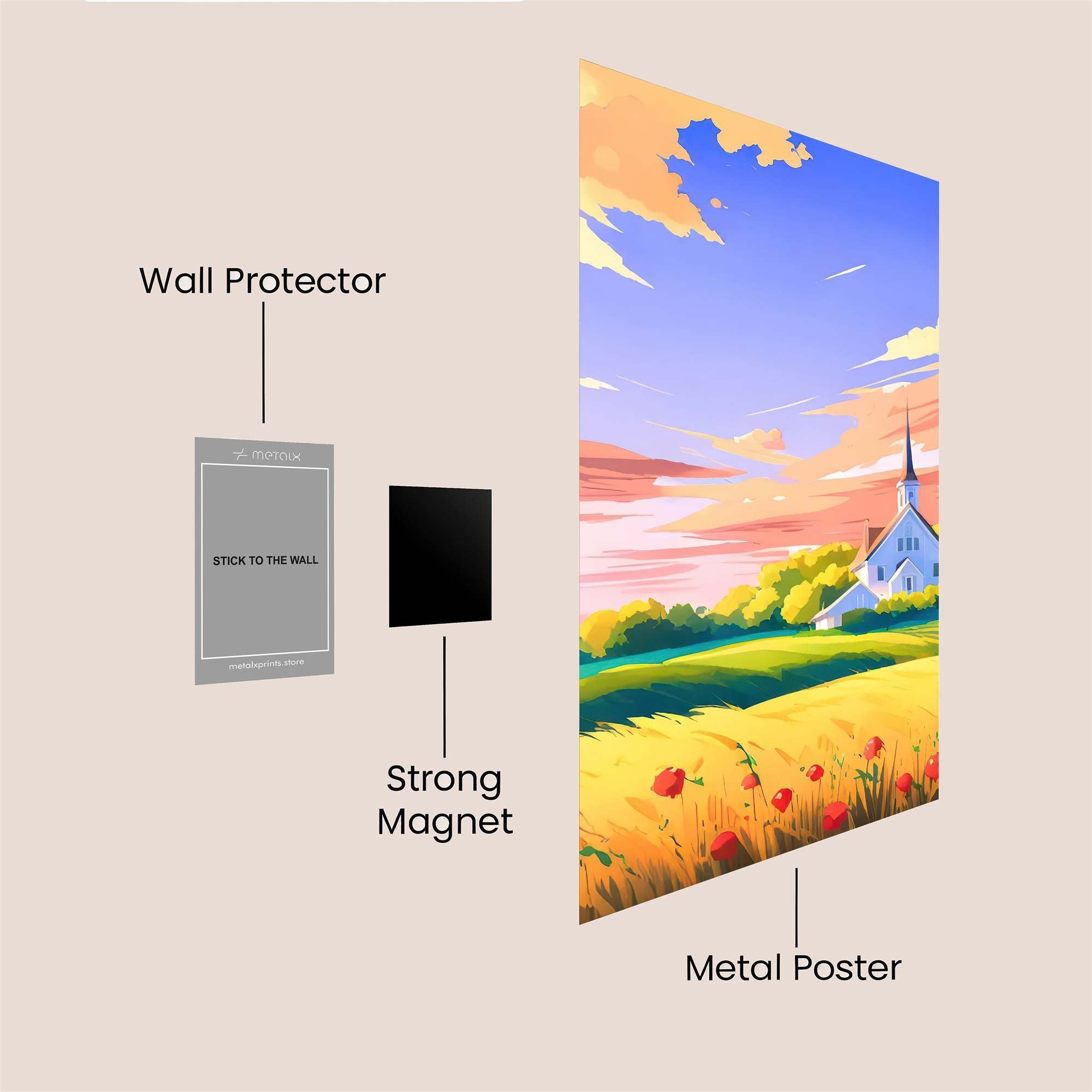 Church Serenity Safe Wall Magnetic / M