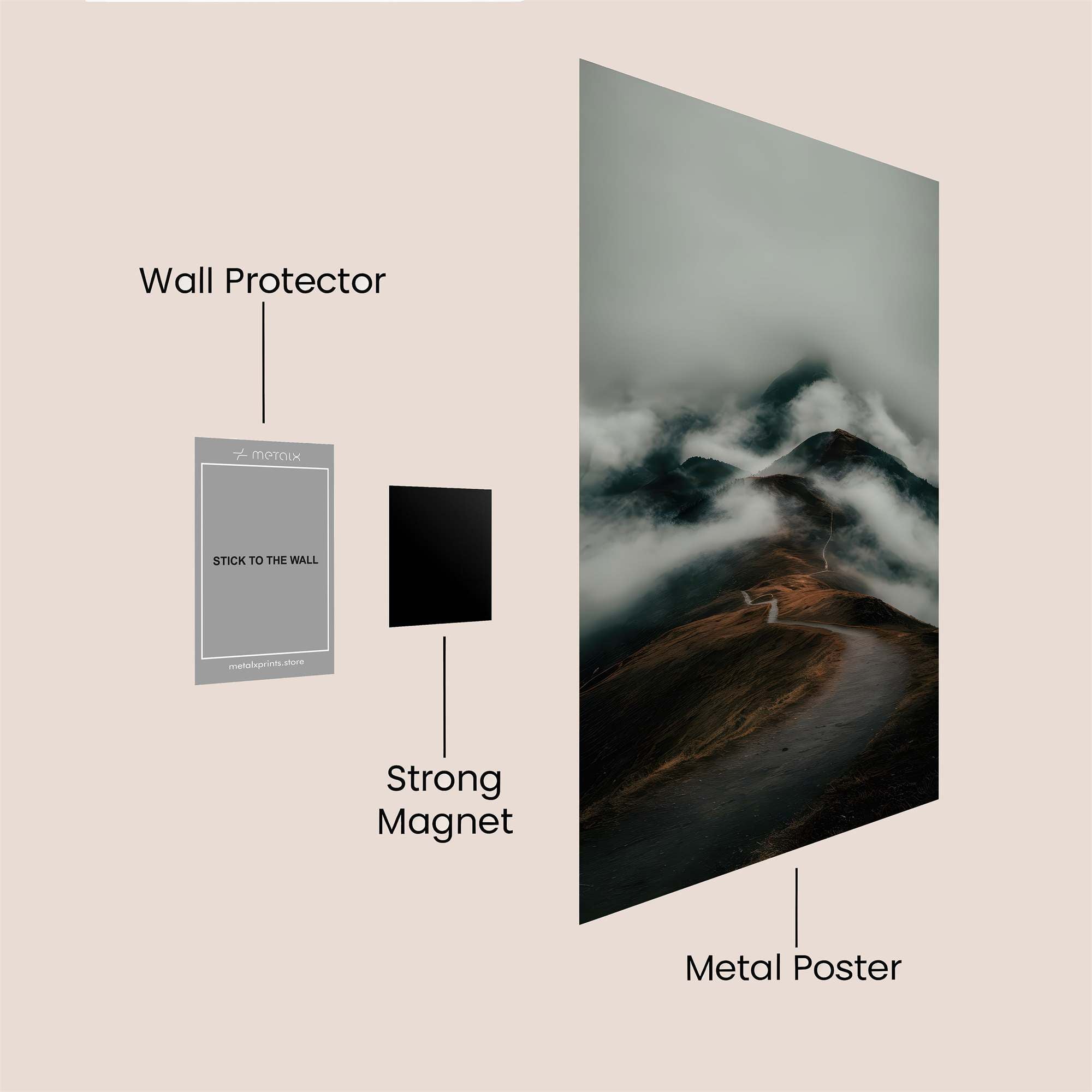 MistMystery Safe Wall Magnetic / M