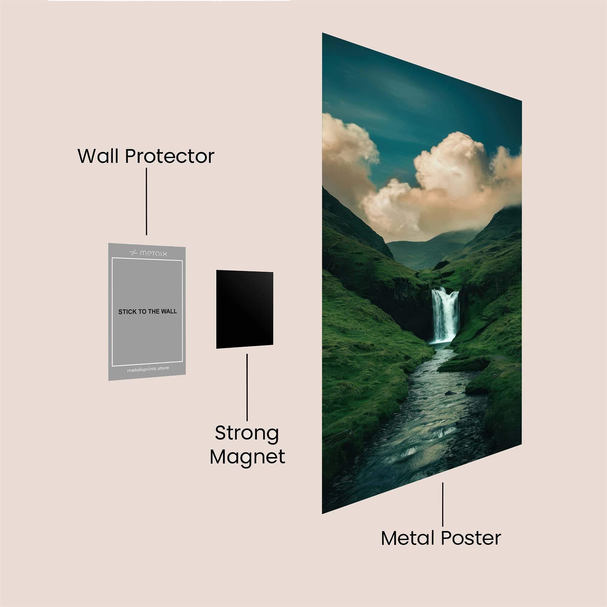 Cascade Serenity Safe Wall Magnetic / M