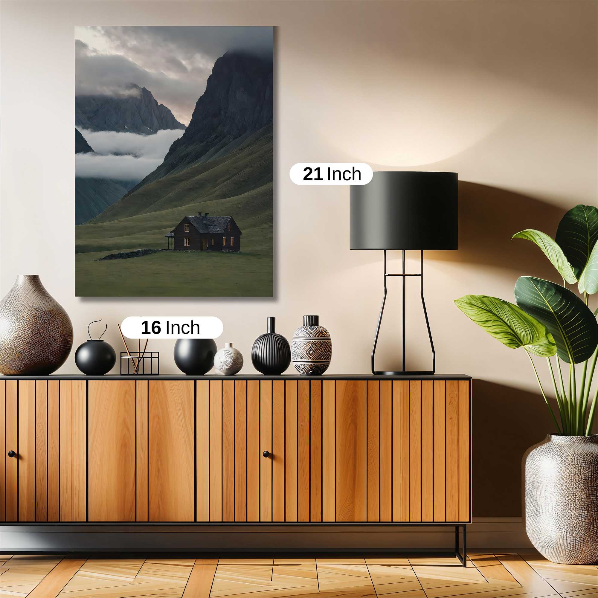 Cabin Solitude Safe Wall Magnetic / M