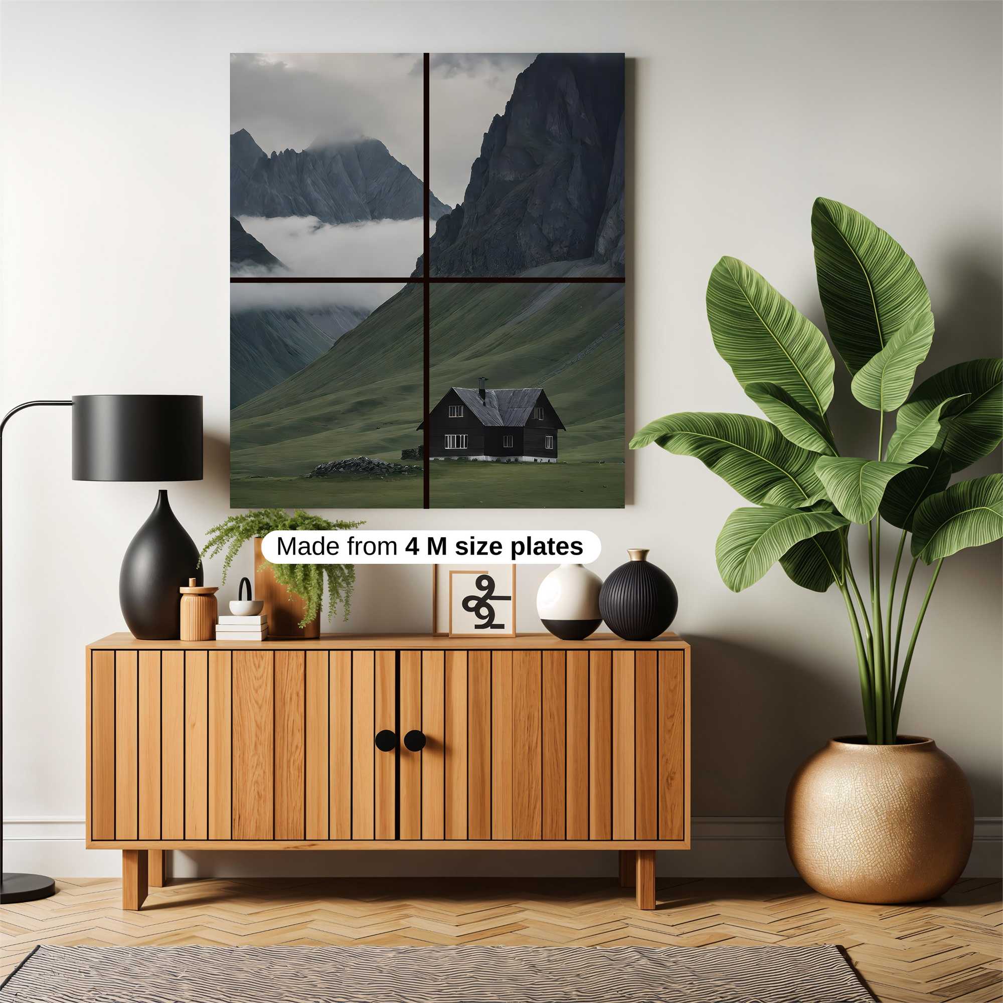 Mountain Solitude Safe Wall Magnetic / M