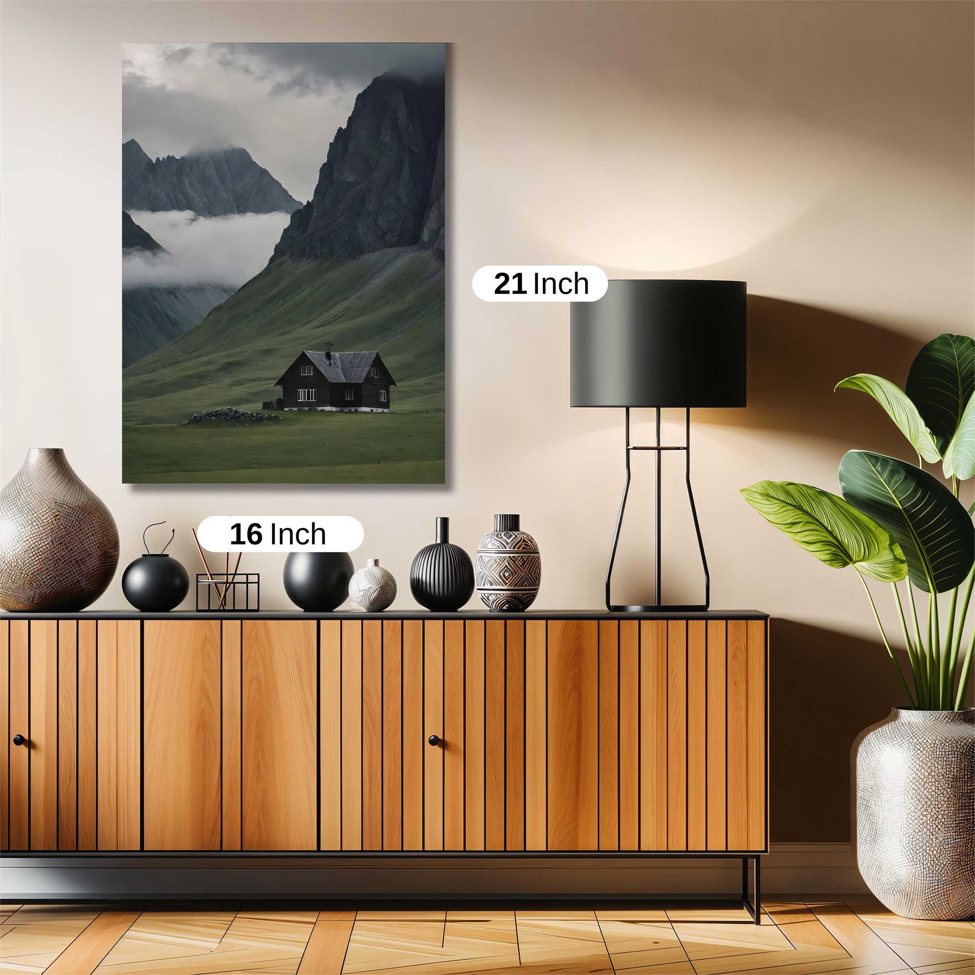 Mountain Solitude Safe Wall Magnetic / M