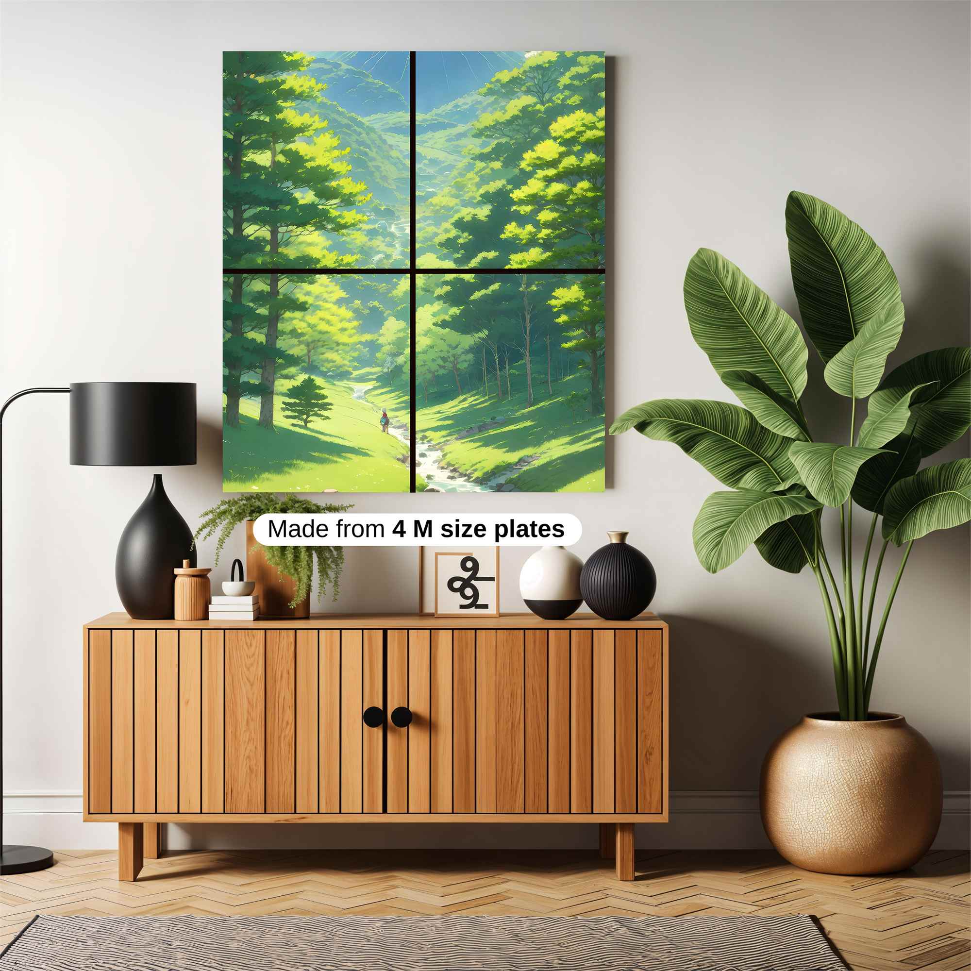 Mountain Serenity Safe Wall Magnetic / M