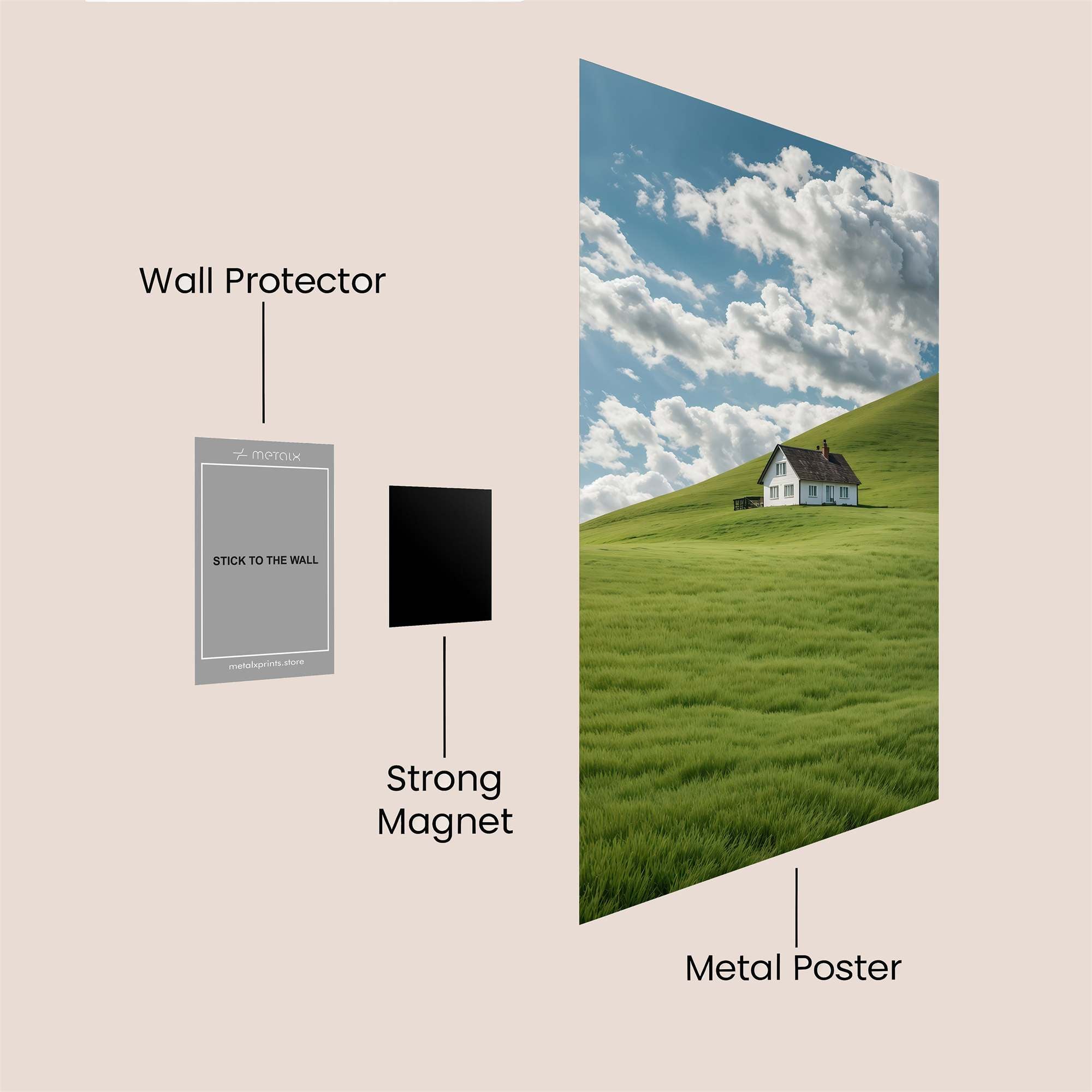 Cottage Bliss Safe Wall Magnetic / M