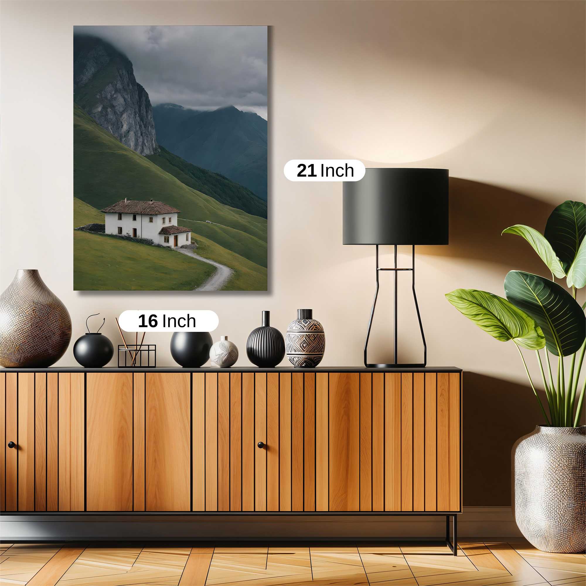 Mountain Solitude Safe Wall Magnetic / M