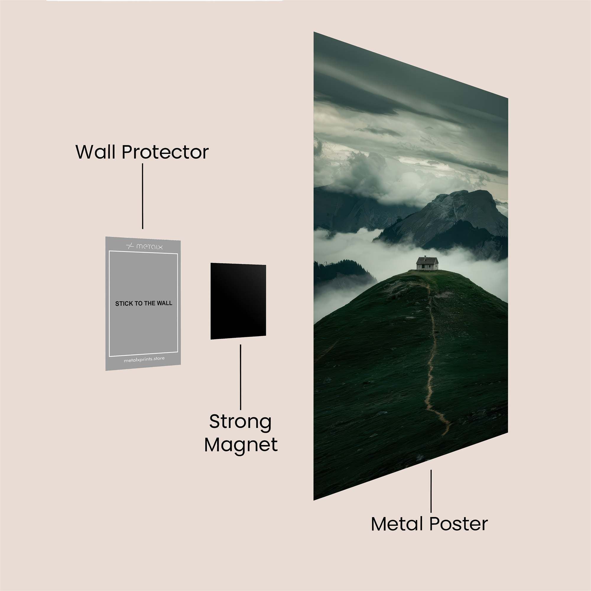 Cabin Serenity Safe Wall Magnetic / M
