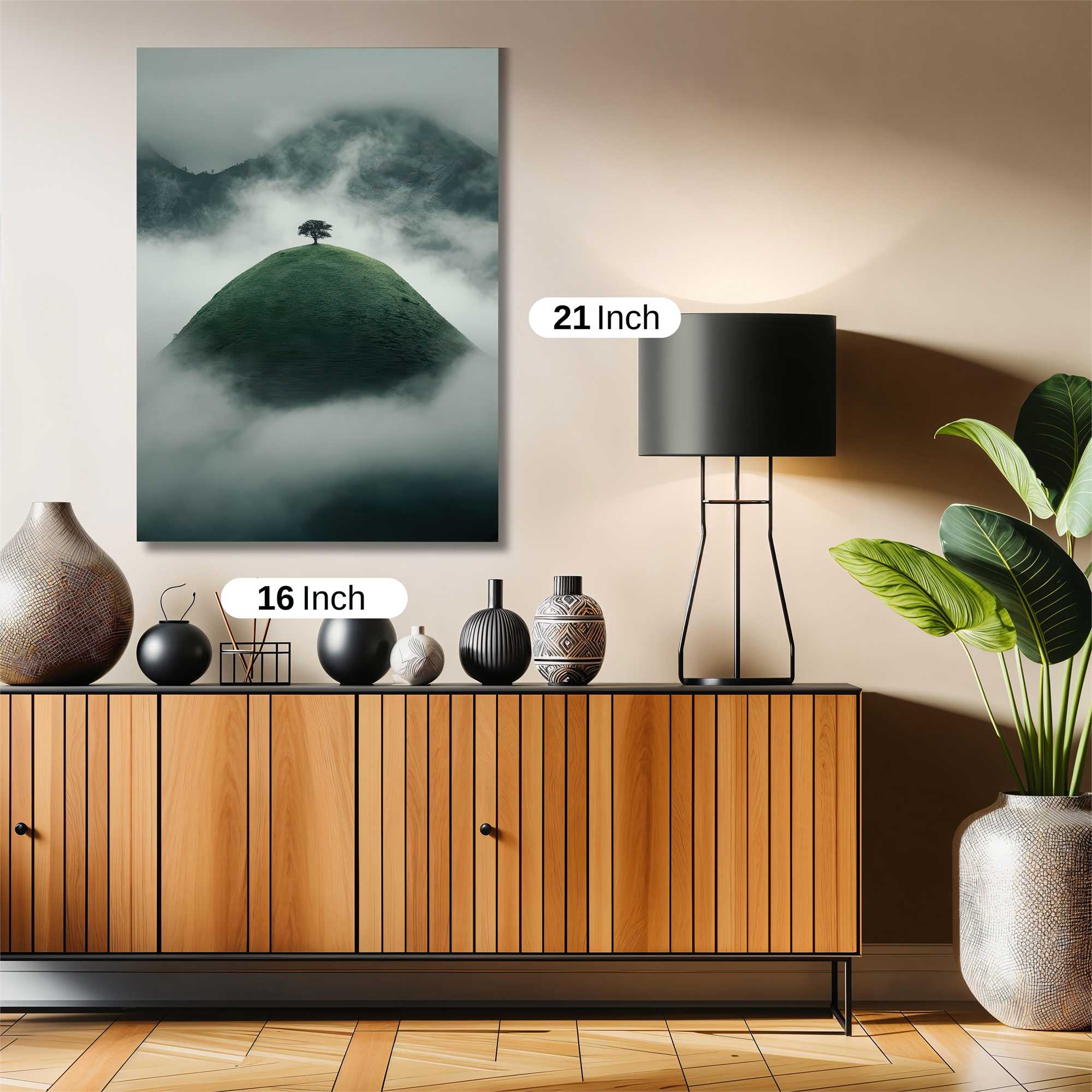 Lone Tranquil Safe Wall Magnetic / M