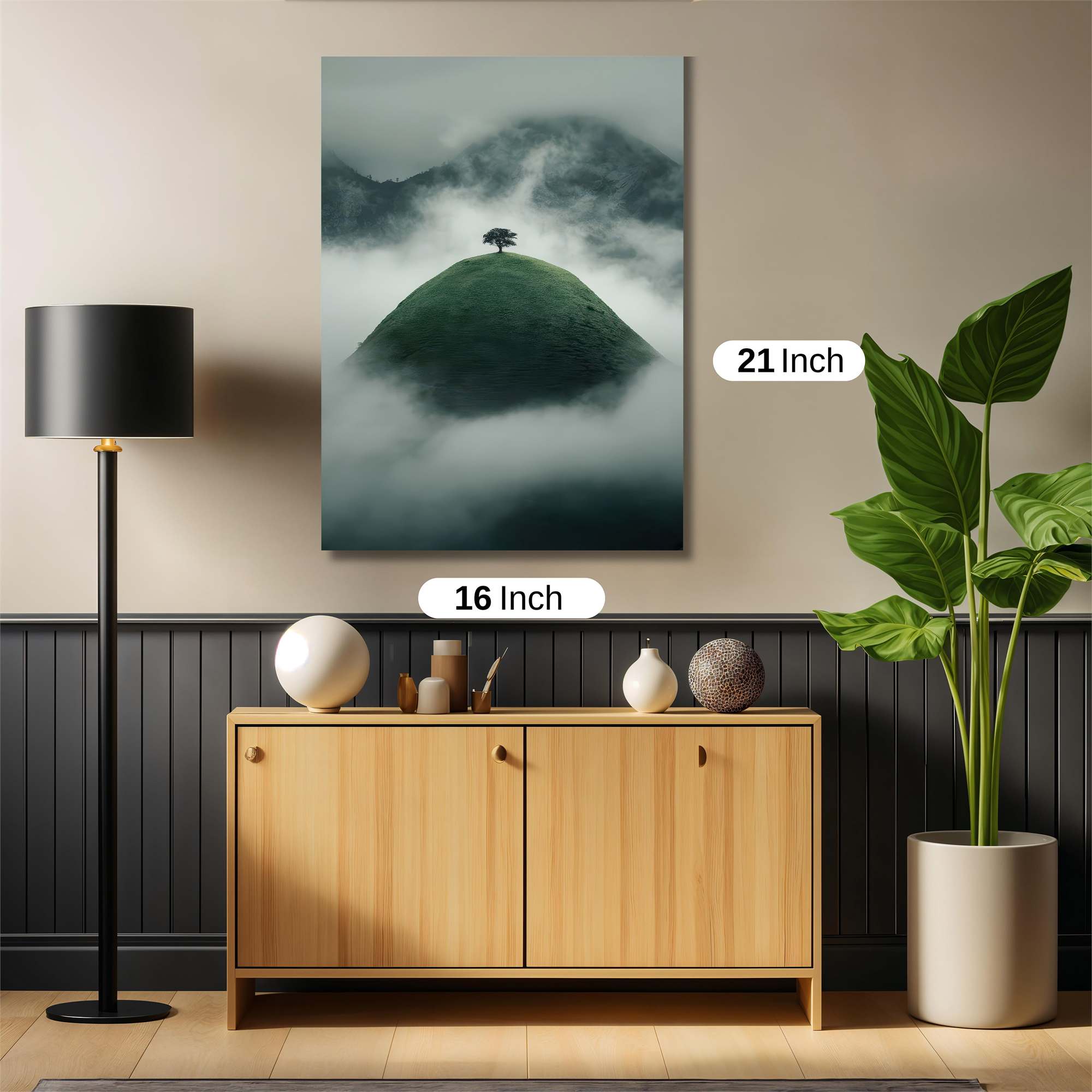 Lone Tranquil Safe Wall Magnetic / M