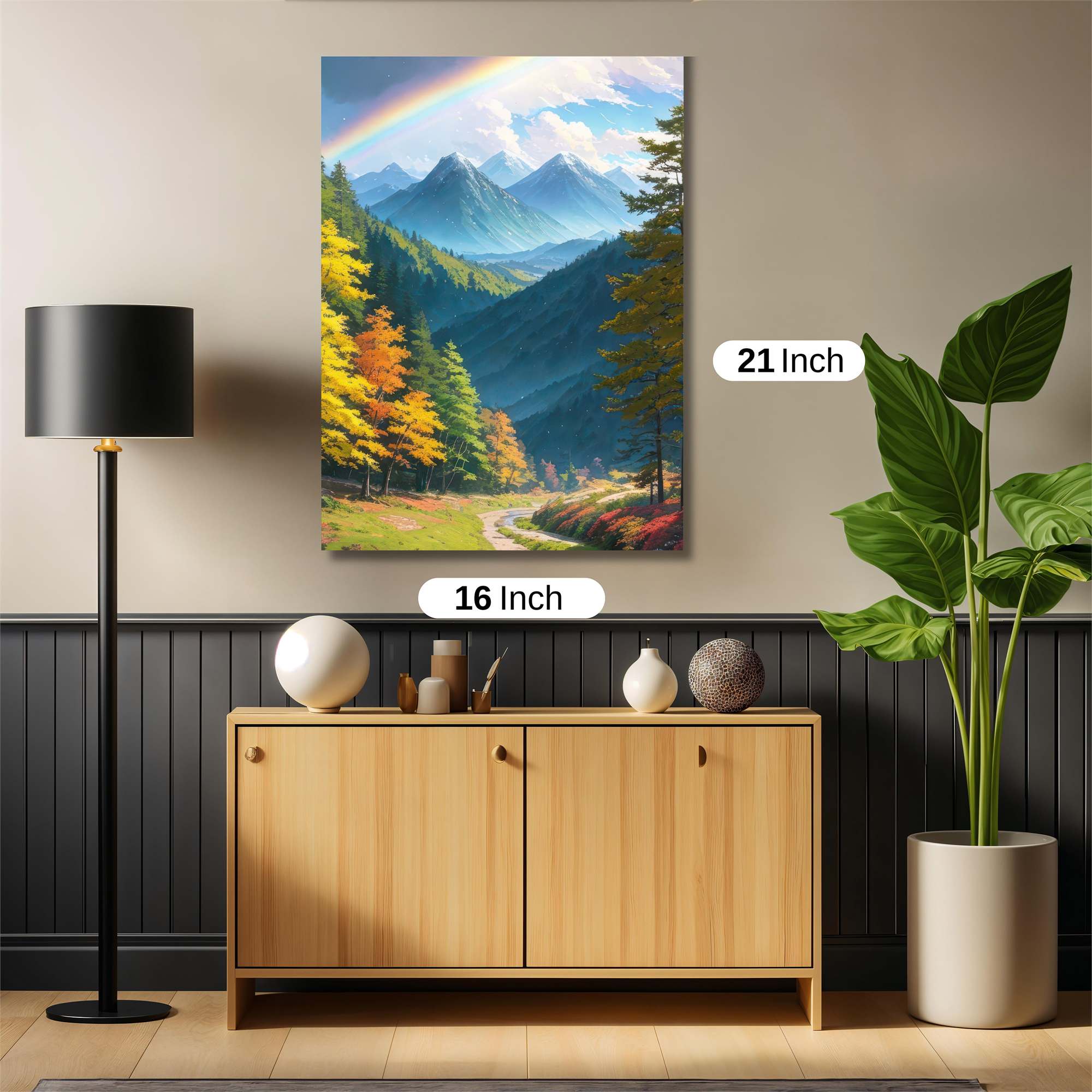 Rainbow Serenity Safe Wall Magnetic / M