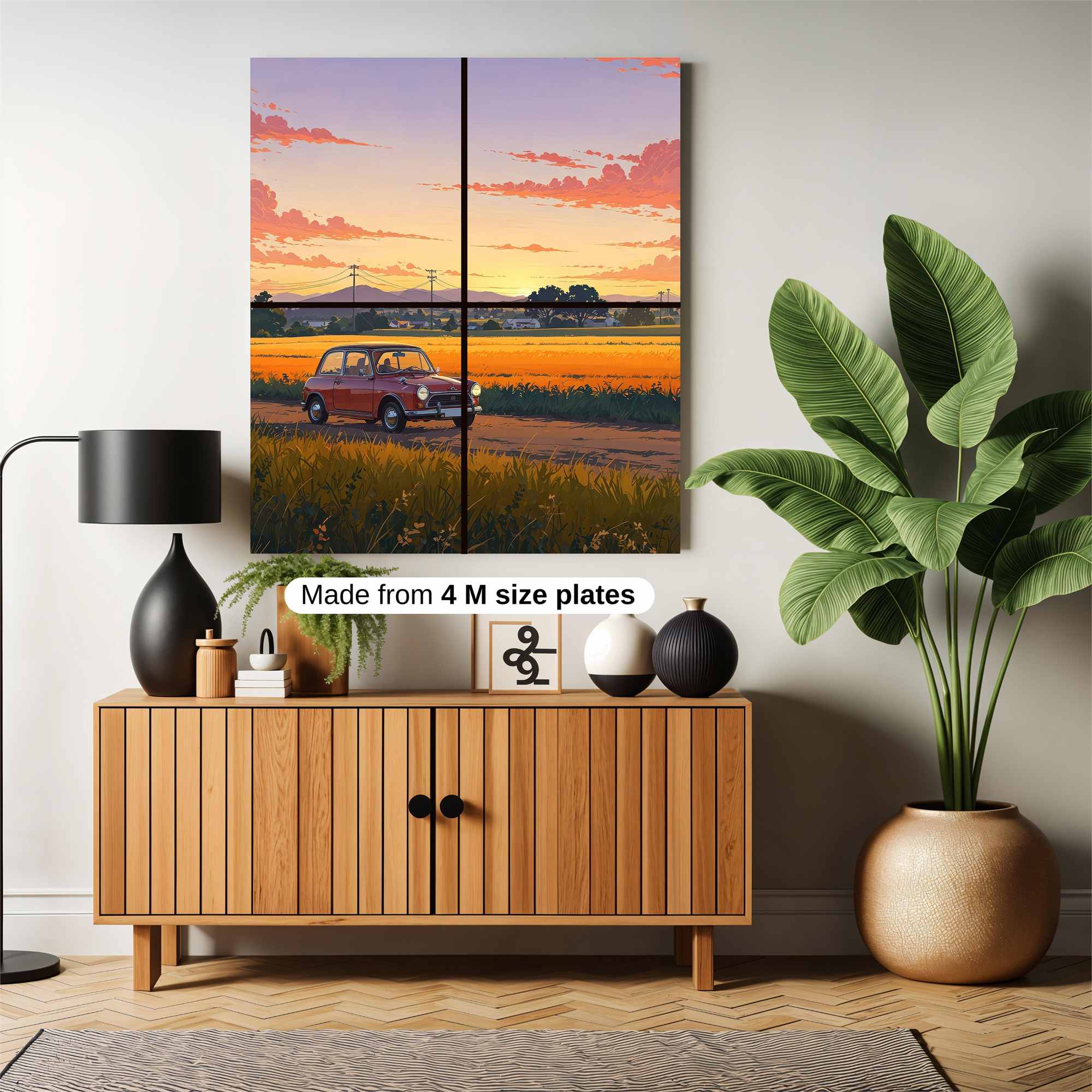 Sunset Serenity Safe Wall Magnetic / M