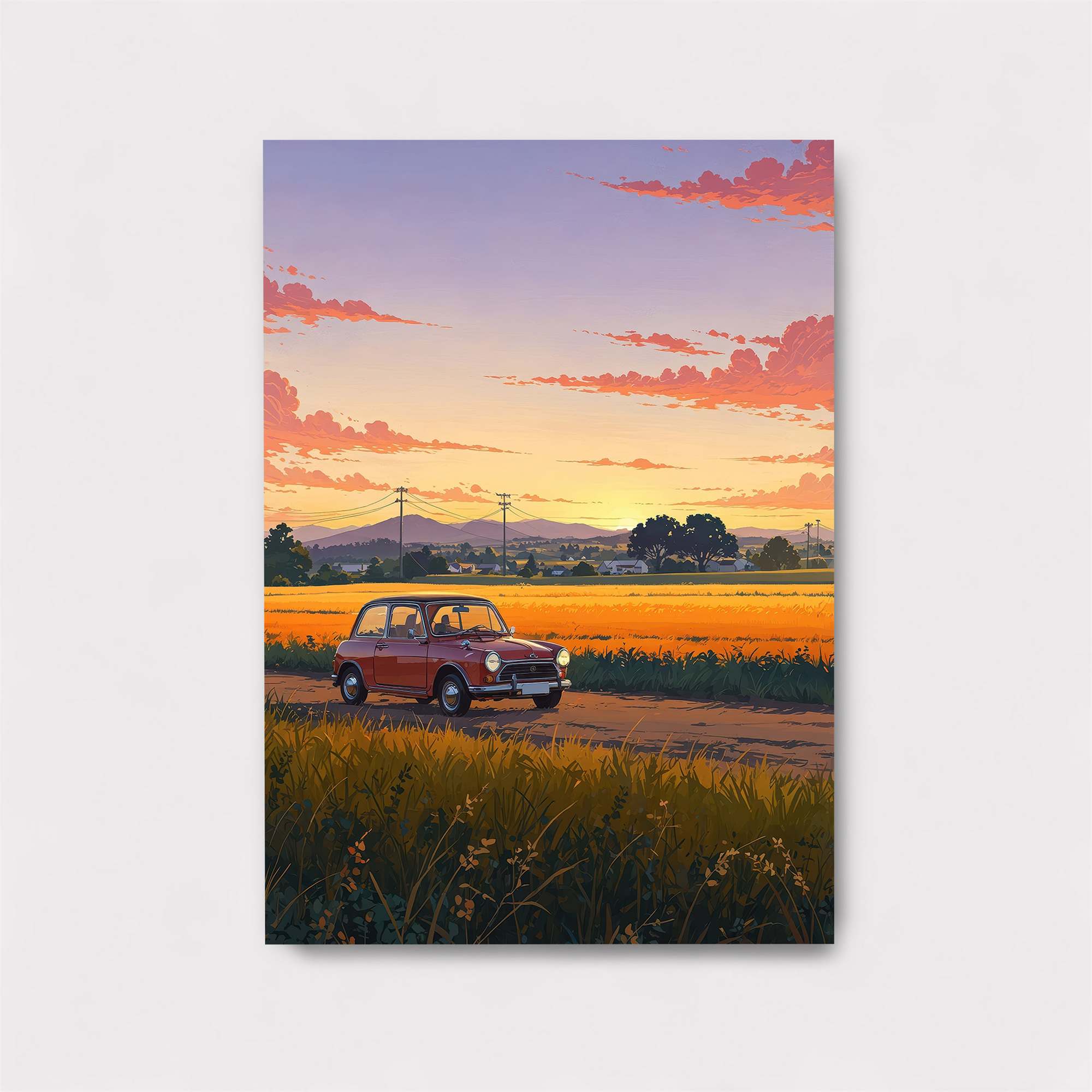 Sunset Serenity Safe Wall Magnetic / M