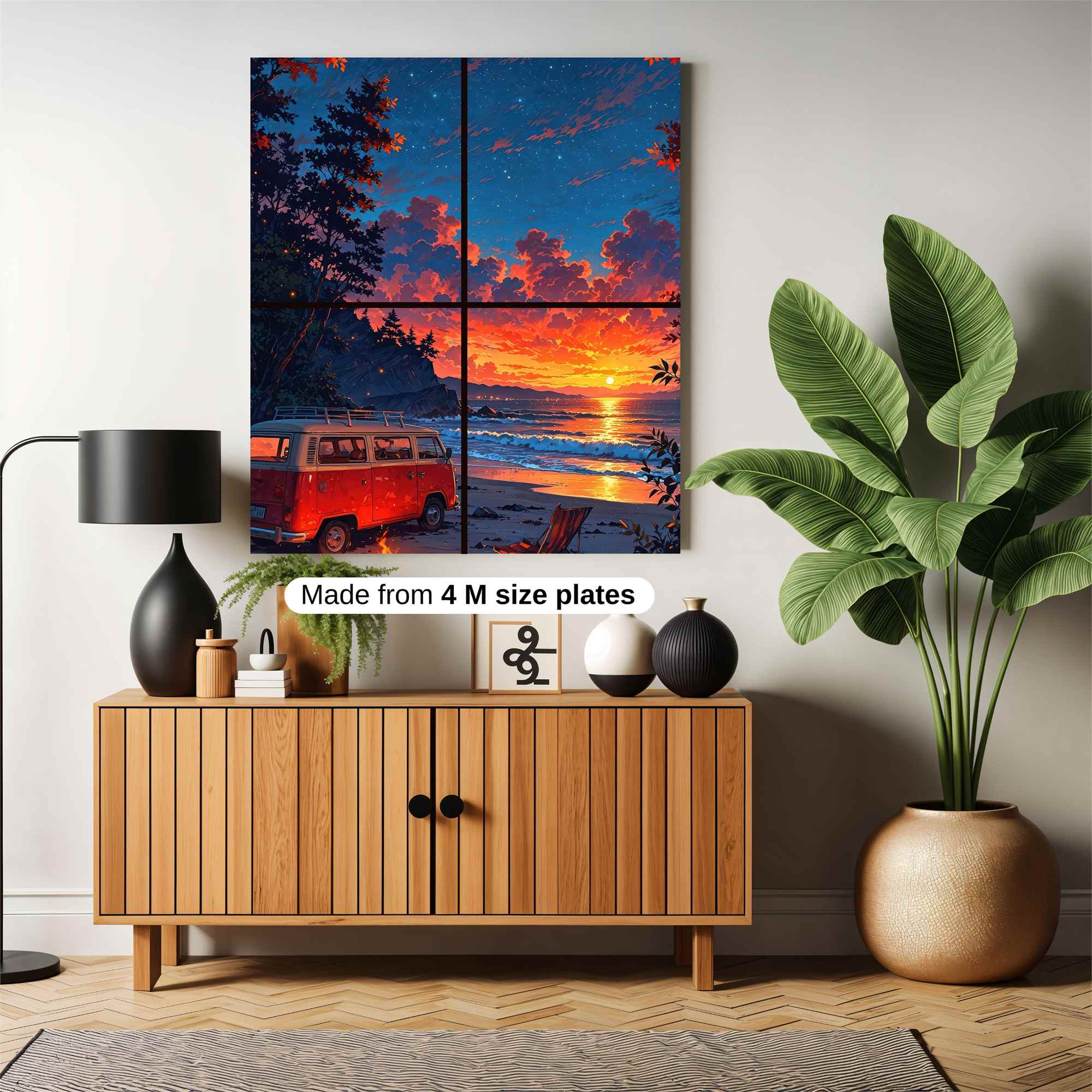 Moonlit Serenity Safe Wall Magnetic / M