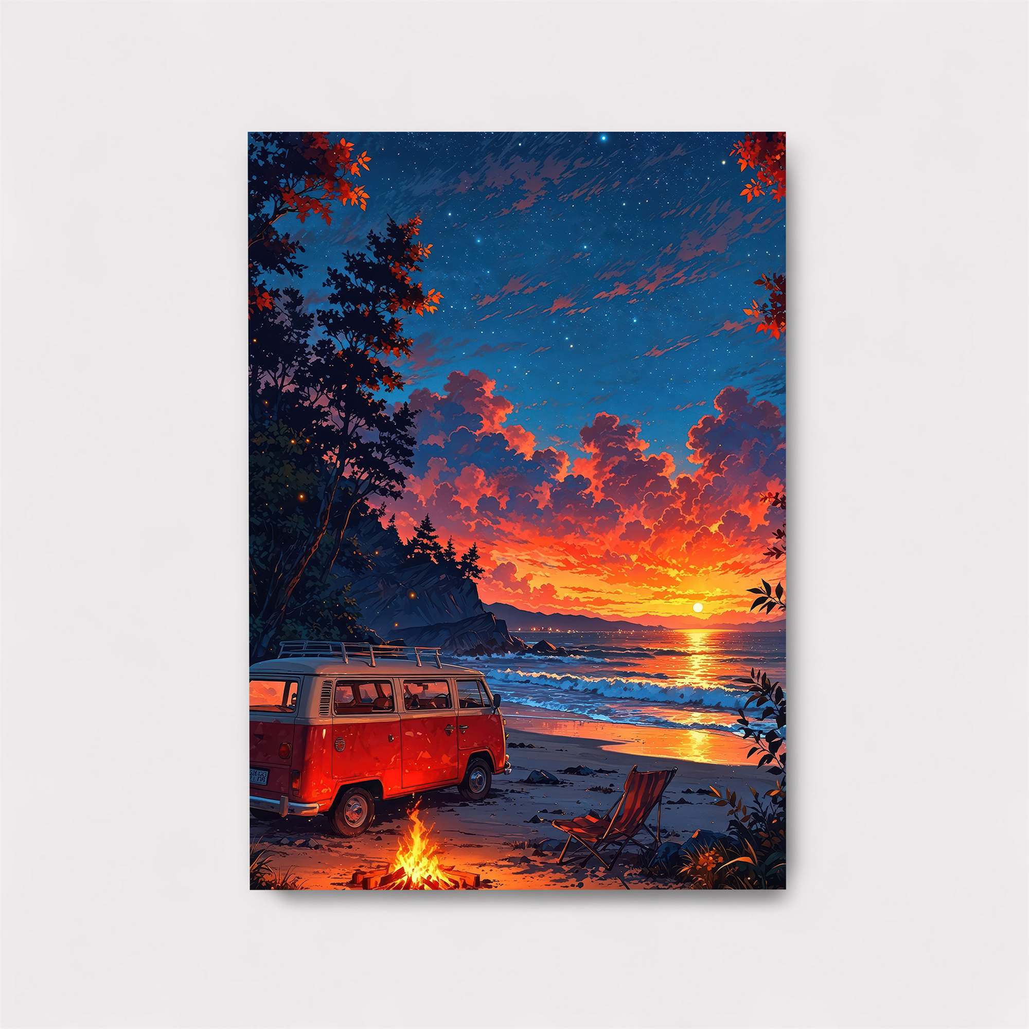 Moonlit Serenity Safe Wall Magnetic / M