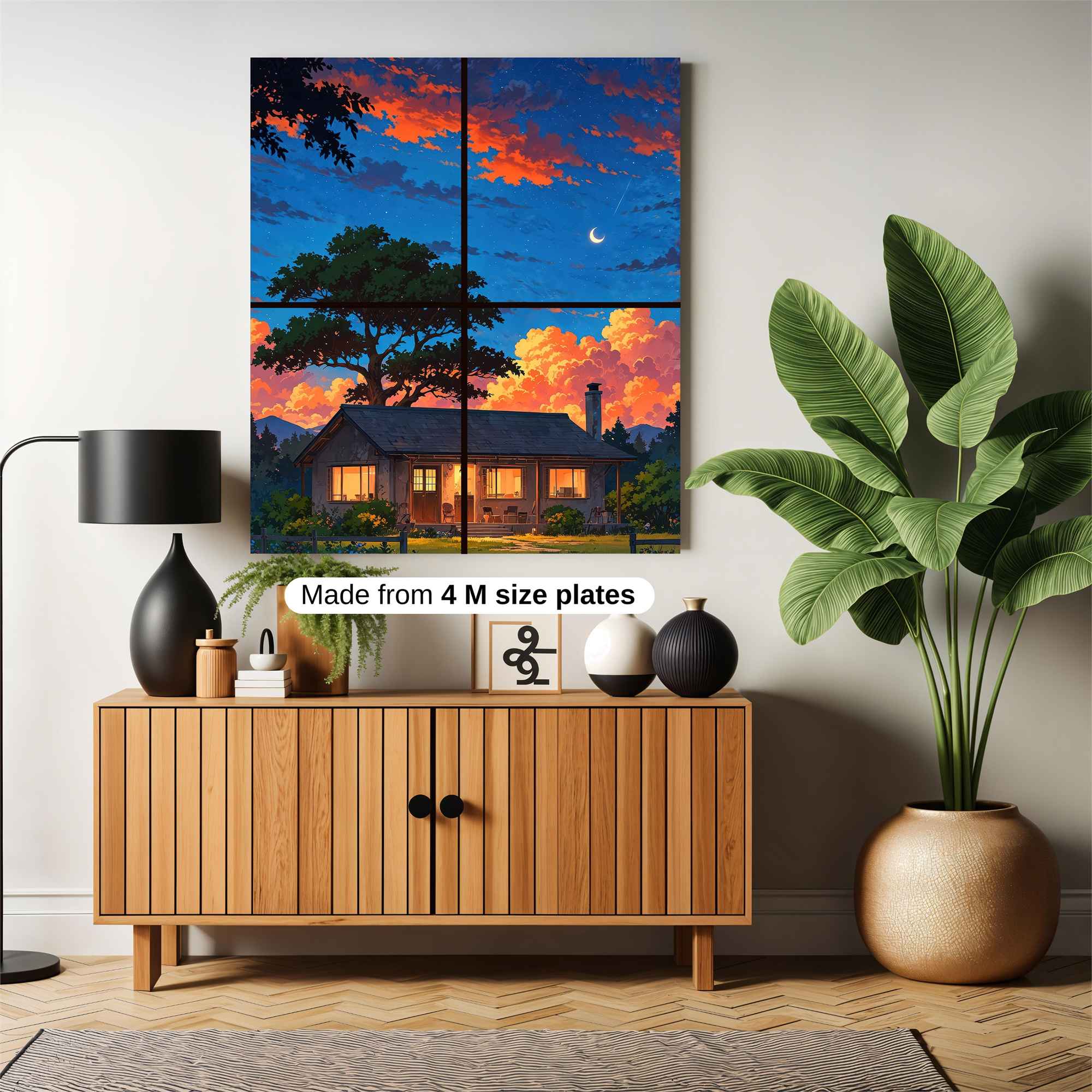 Cabin Tranquil Safe Wall Magnetic / M