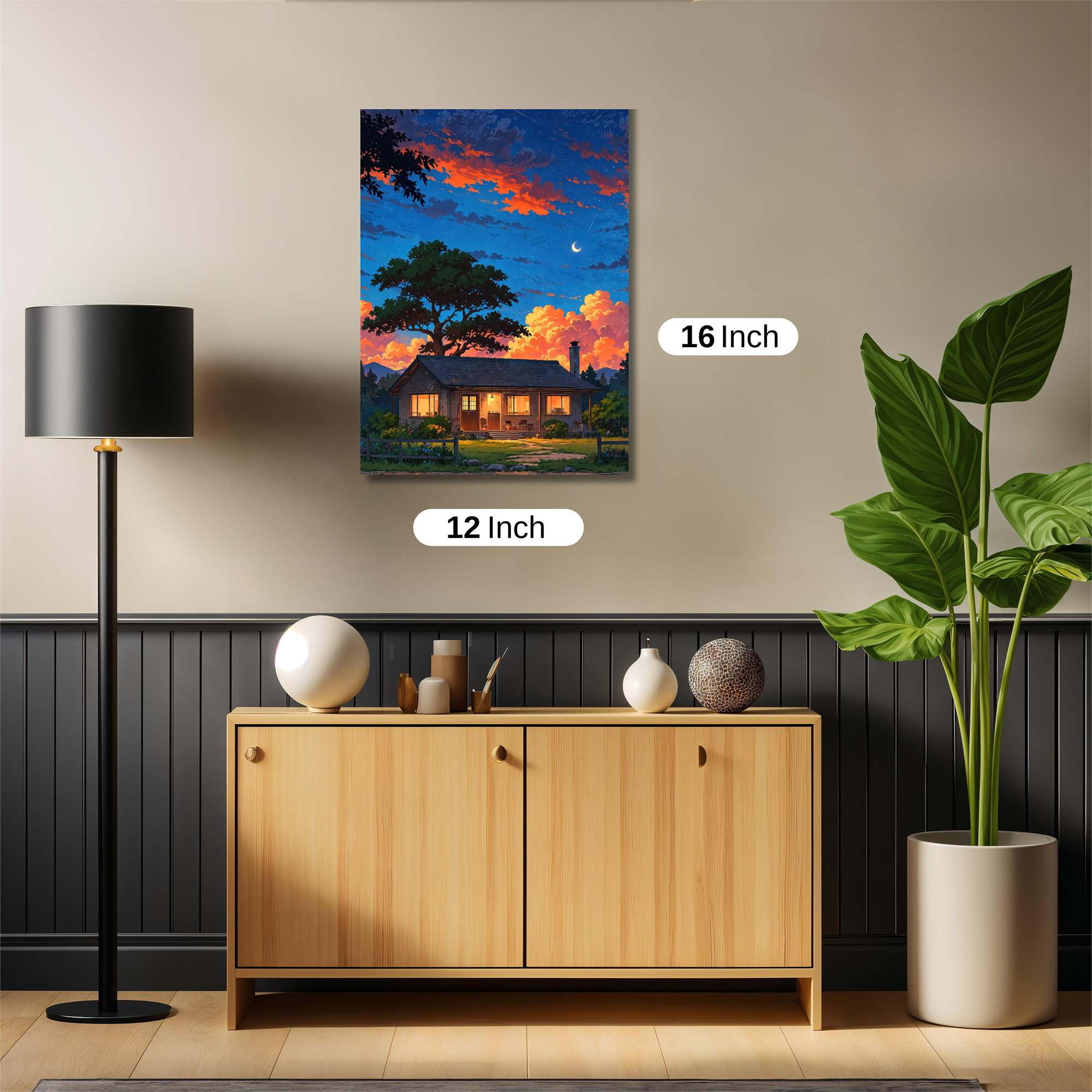 Cabin Tranquil Safe Wall Magnetic / M