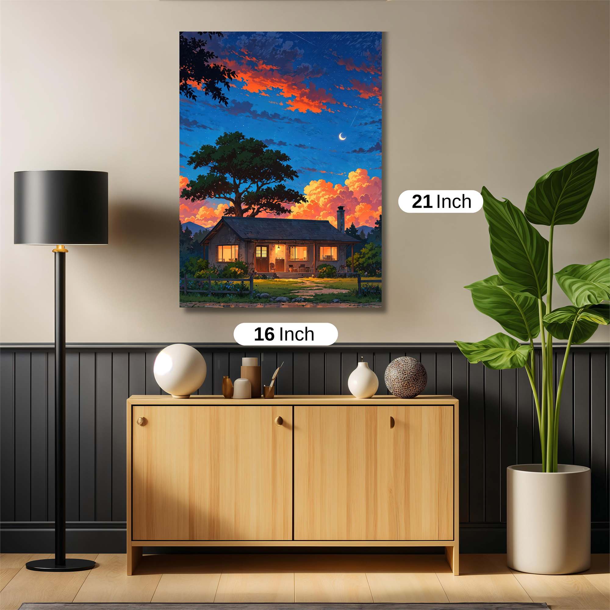 Cabin Tranquil Safe Wall Magnetic / M