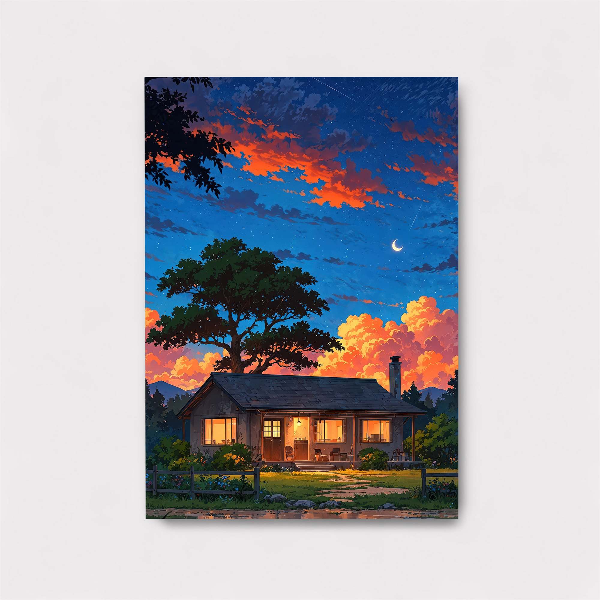 Cabin Tranquil Safe Wall Magnetic / M